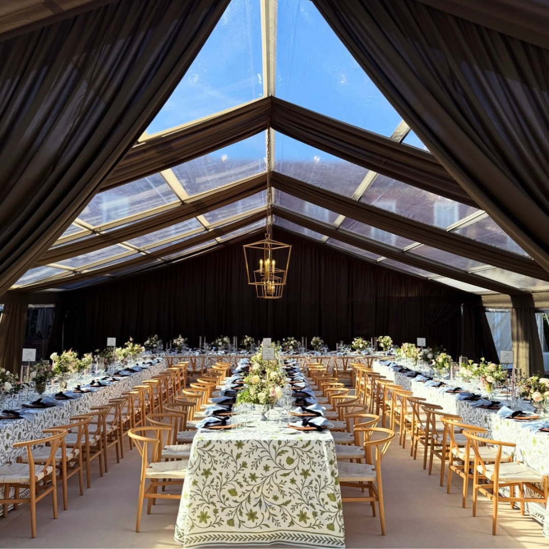 Rent: Verde Swirl Tablecloth
