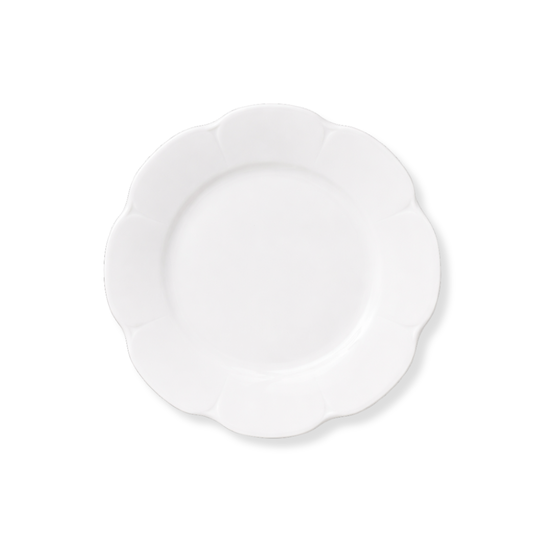Rent: Royal Limoges White Flower Dessert (22cm)
