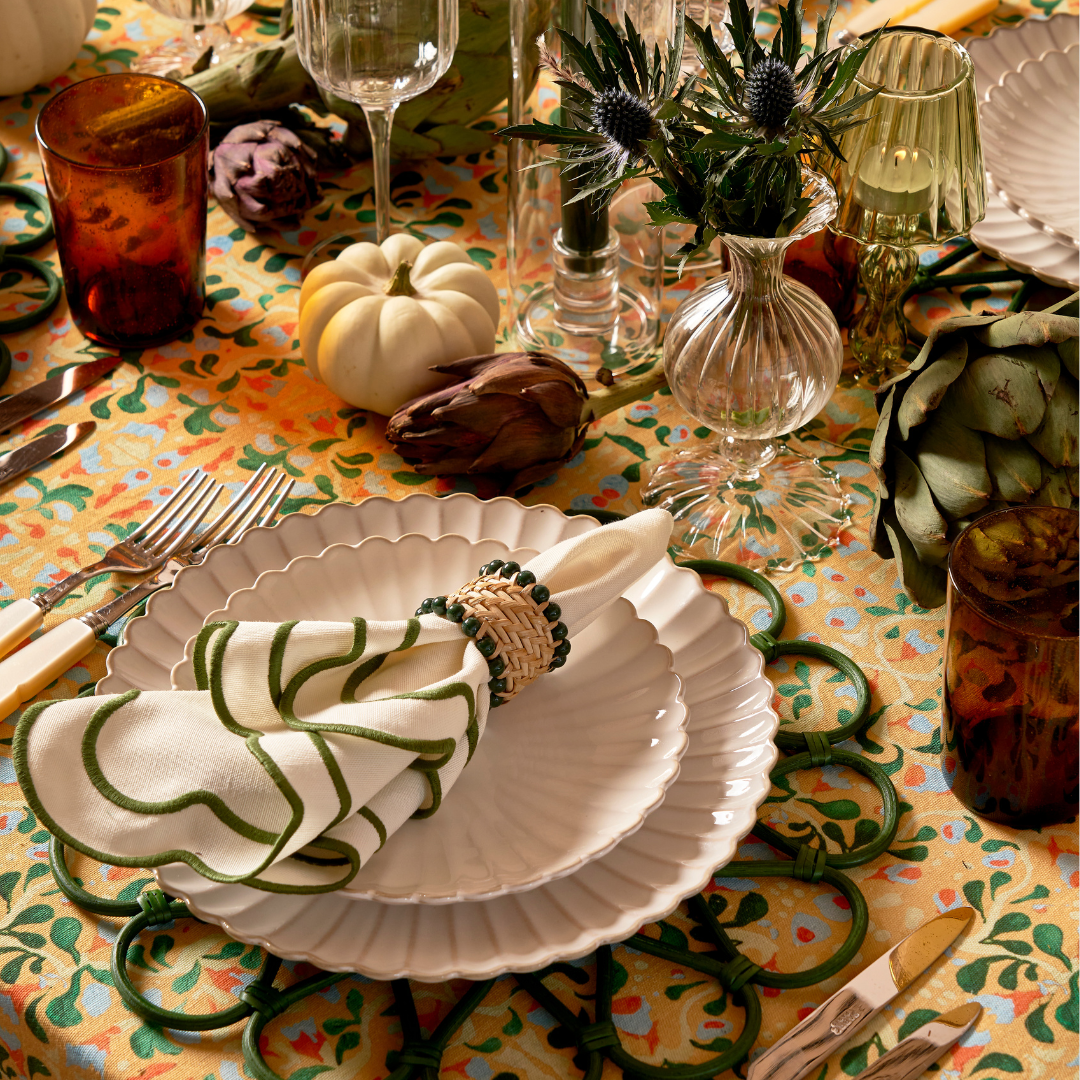 Aurelia Marble Tablecloth - 235x335cm