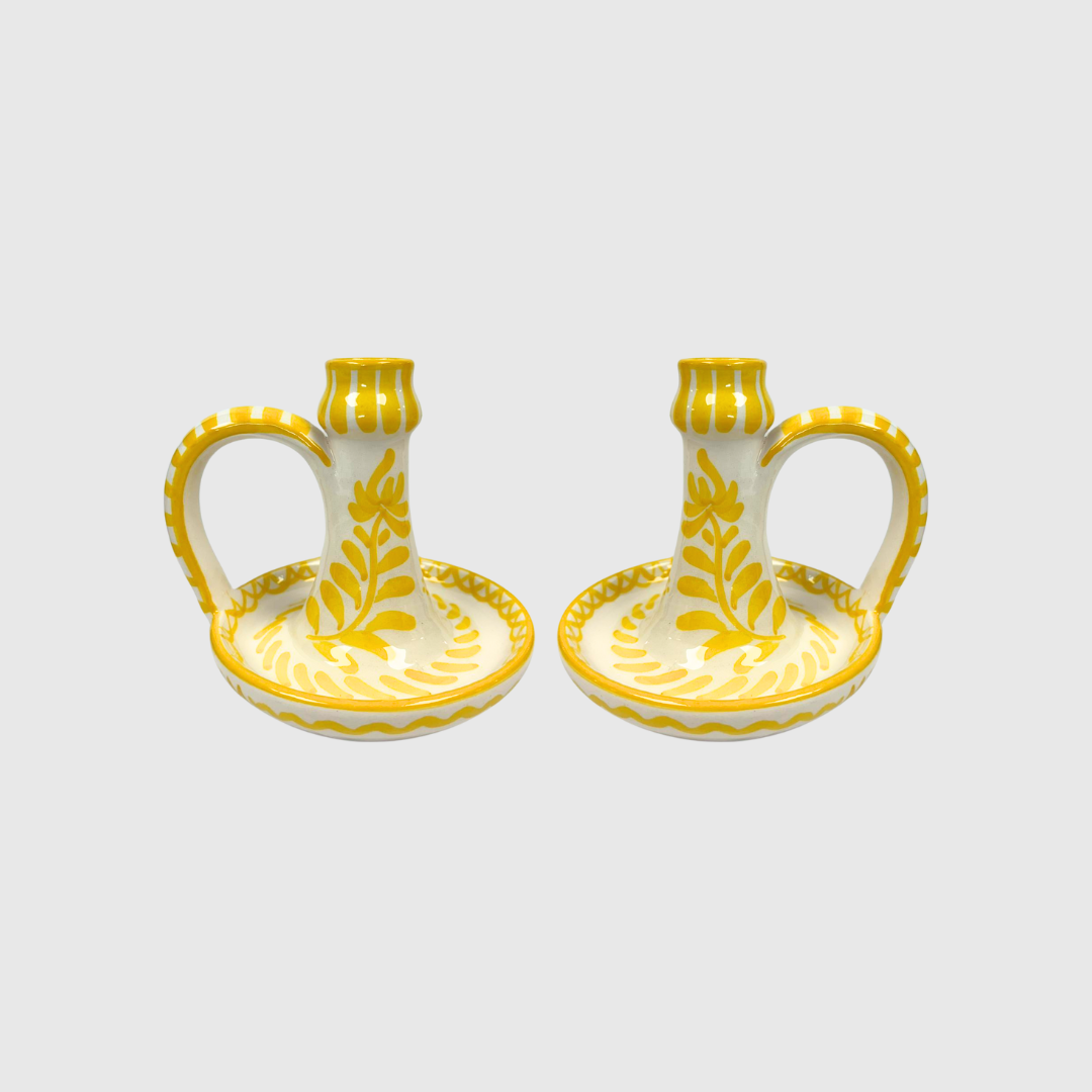 Buttercup Candleholders (set of 2)