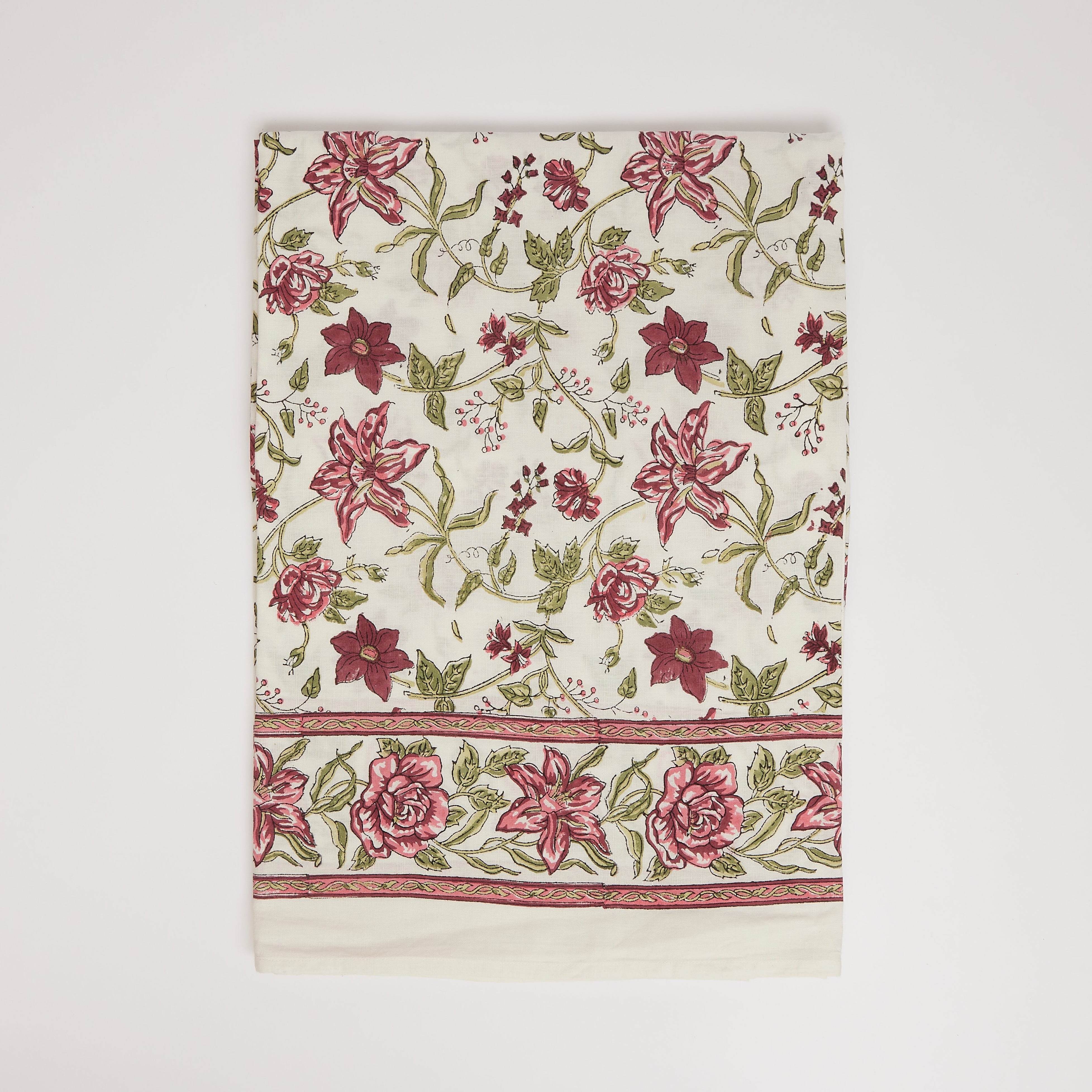 Rent: Allegra Red Tablecloth