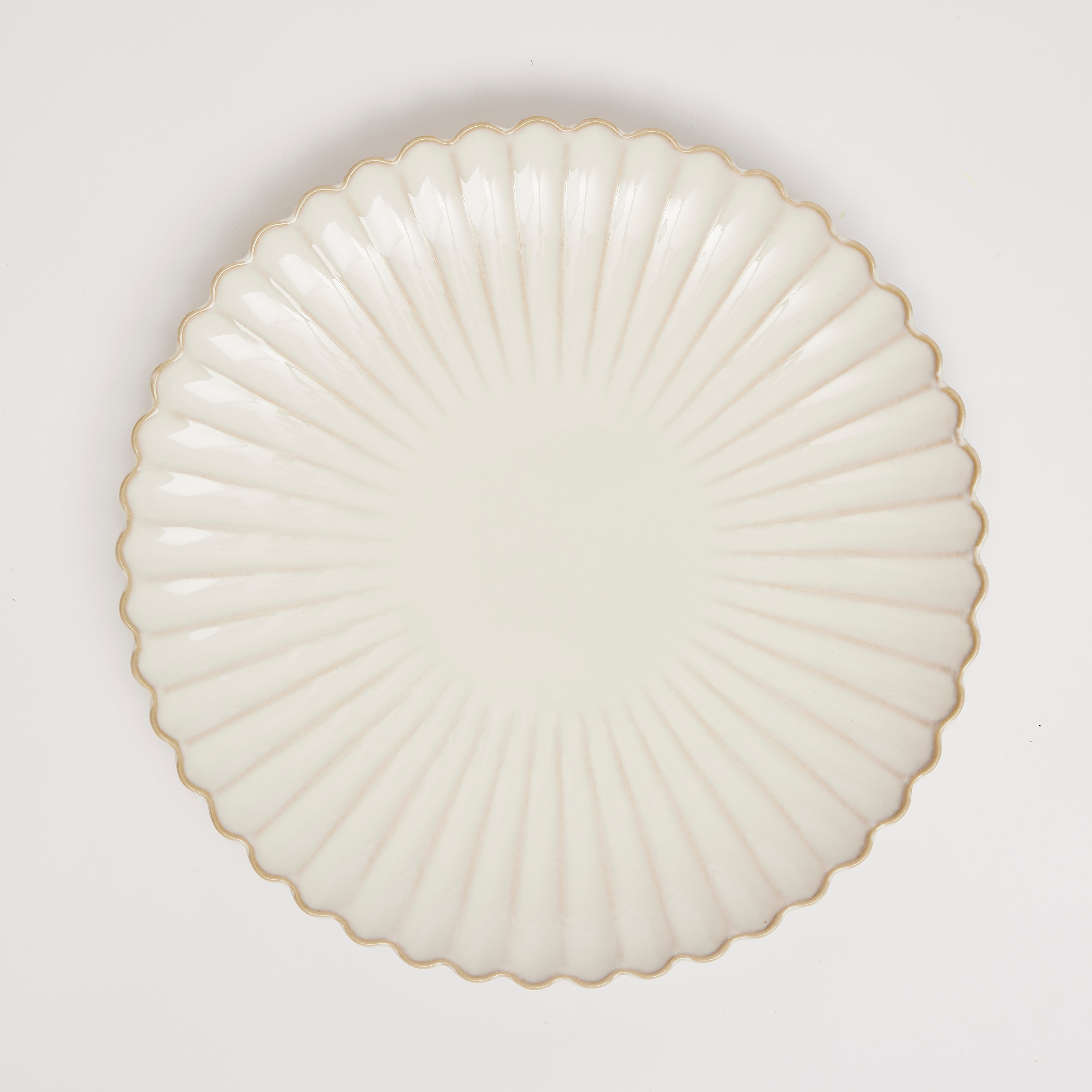 Scallop Dinner Plates (set of 4)