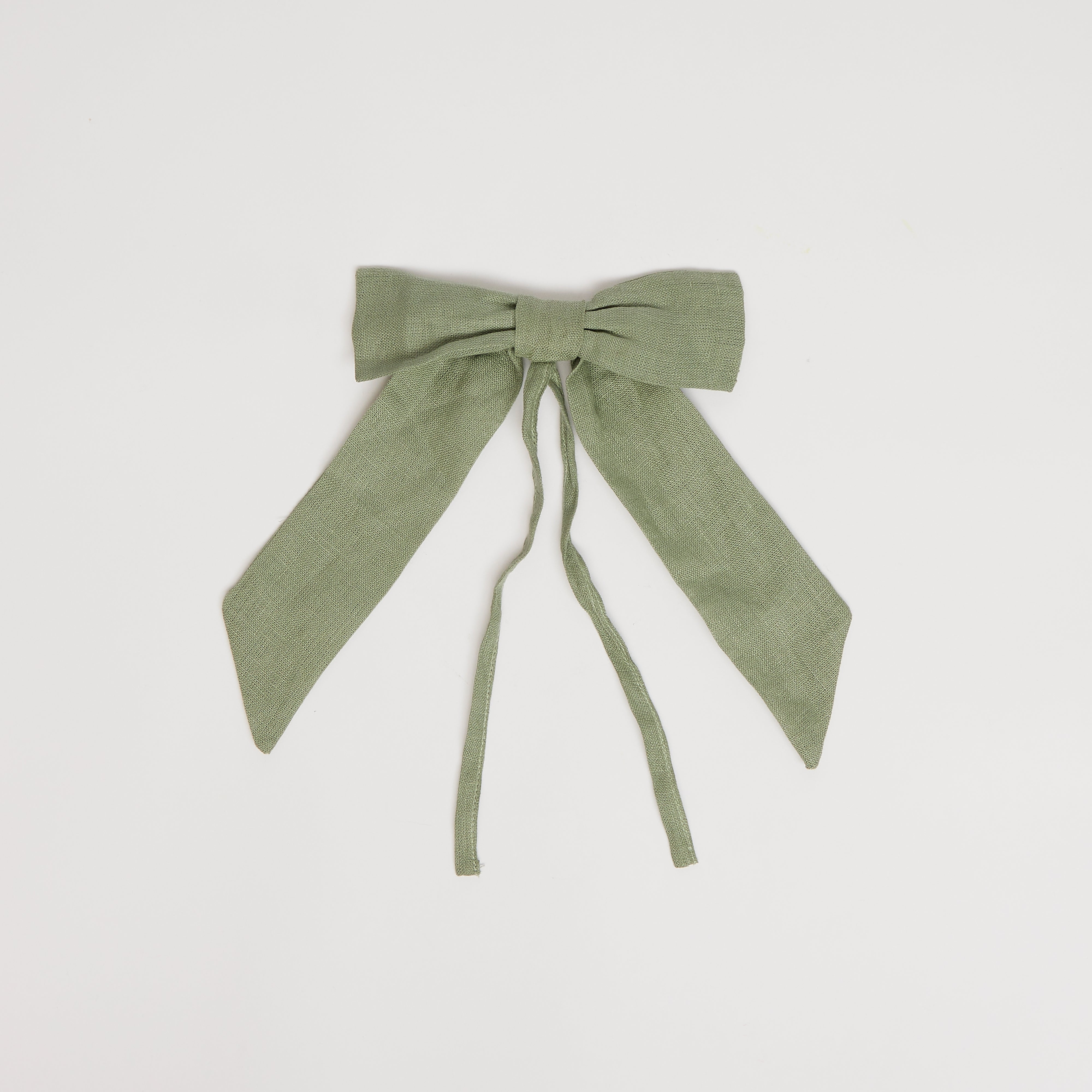 Rent: Green Linen Bows