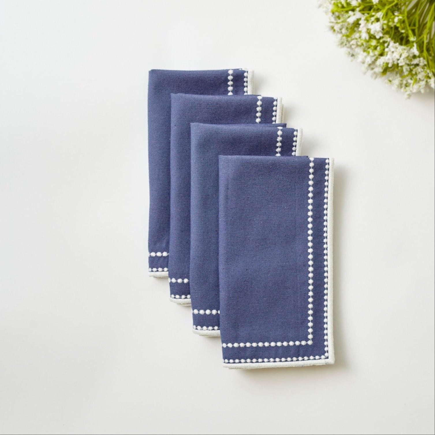 Abigail Blue Napkin (set of 5) - Preloved