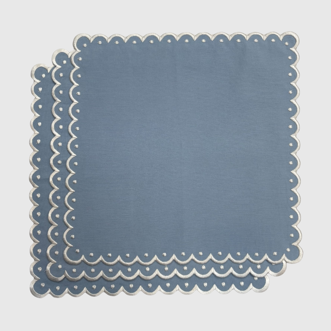 Matilda Blue Napkins (set of 8) - Preloved