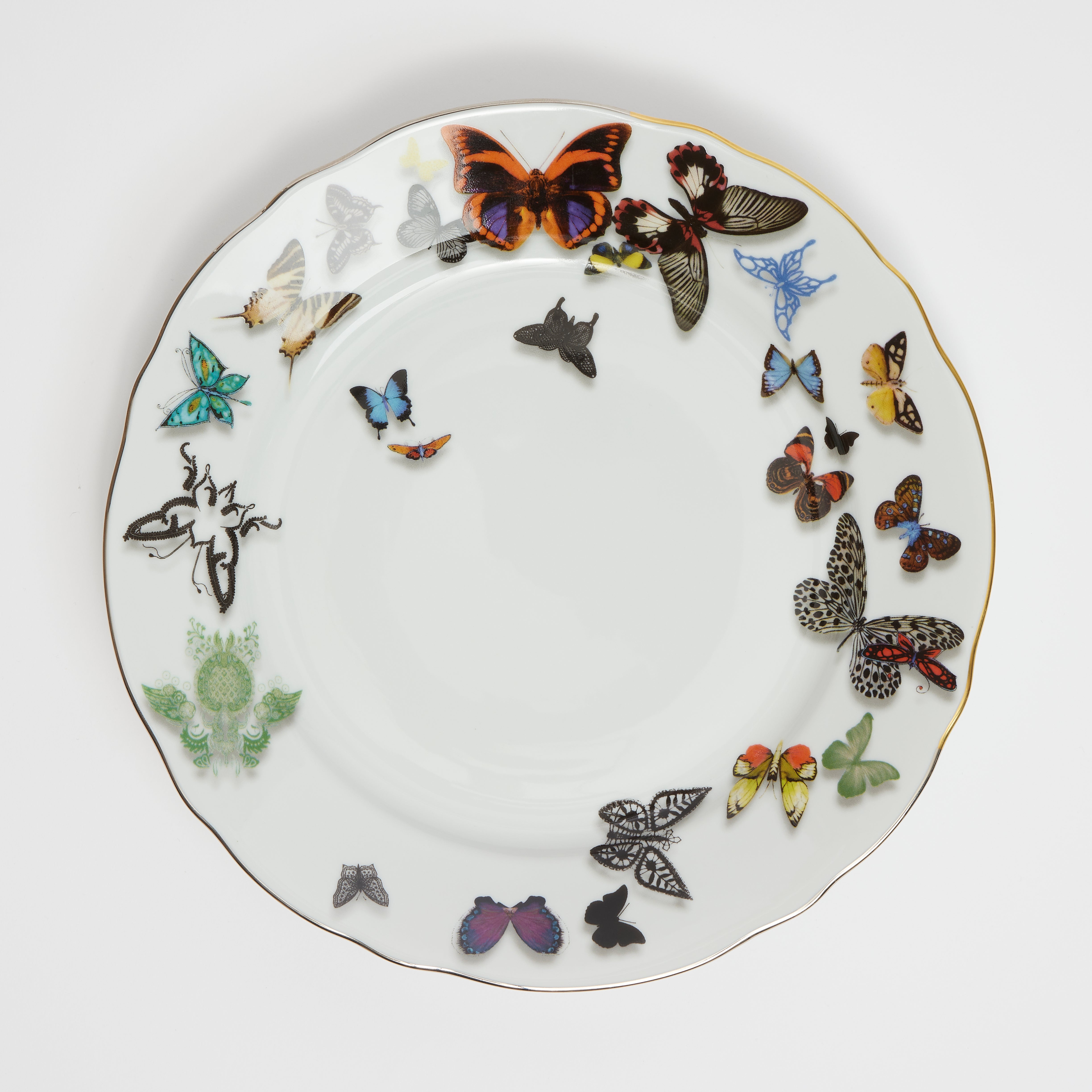 Christian Lacroix Butterfly Dinner Plate - Preloved