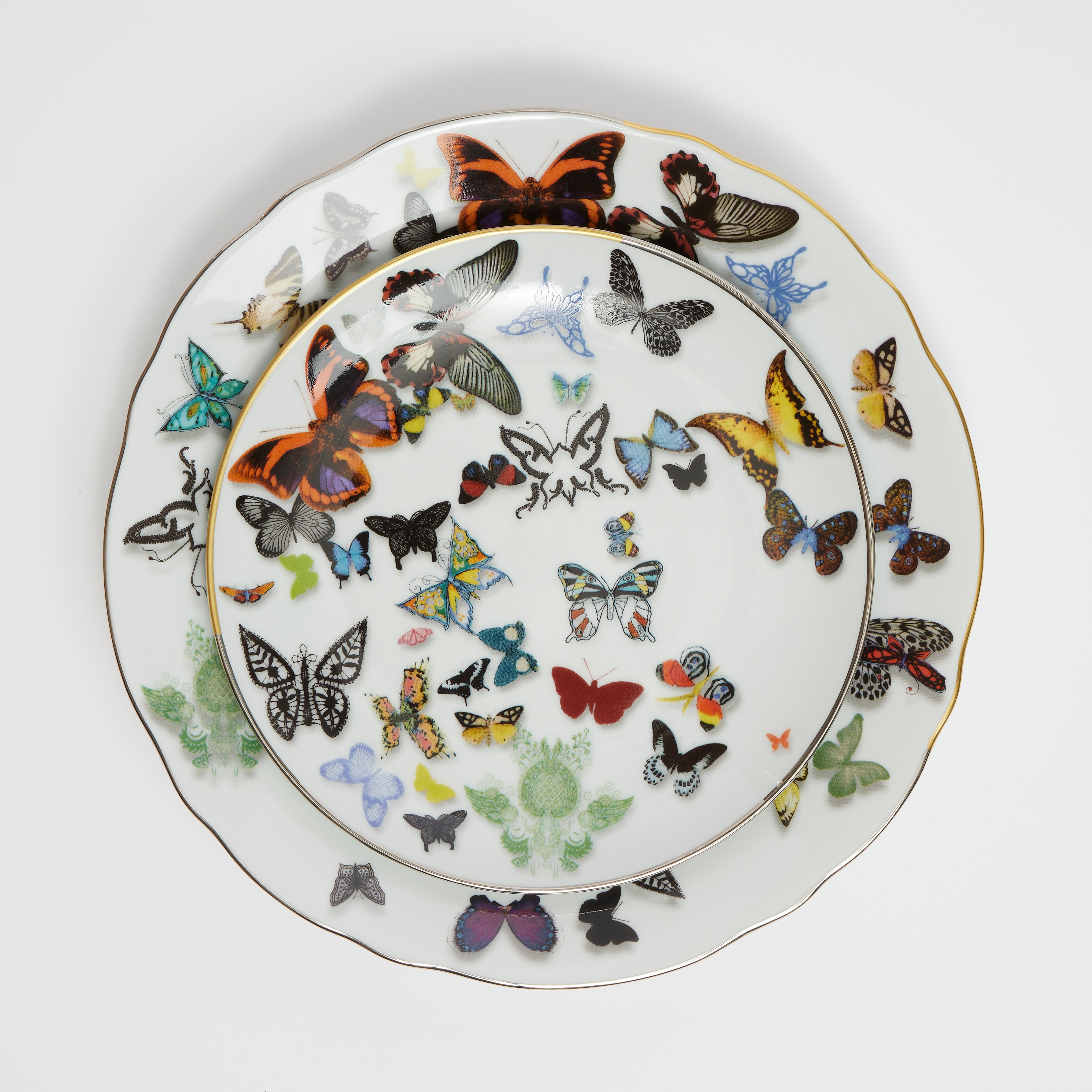 Christian Lacroix Butterfly Dessert (set of 2) - Preloved