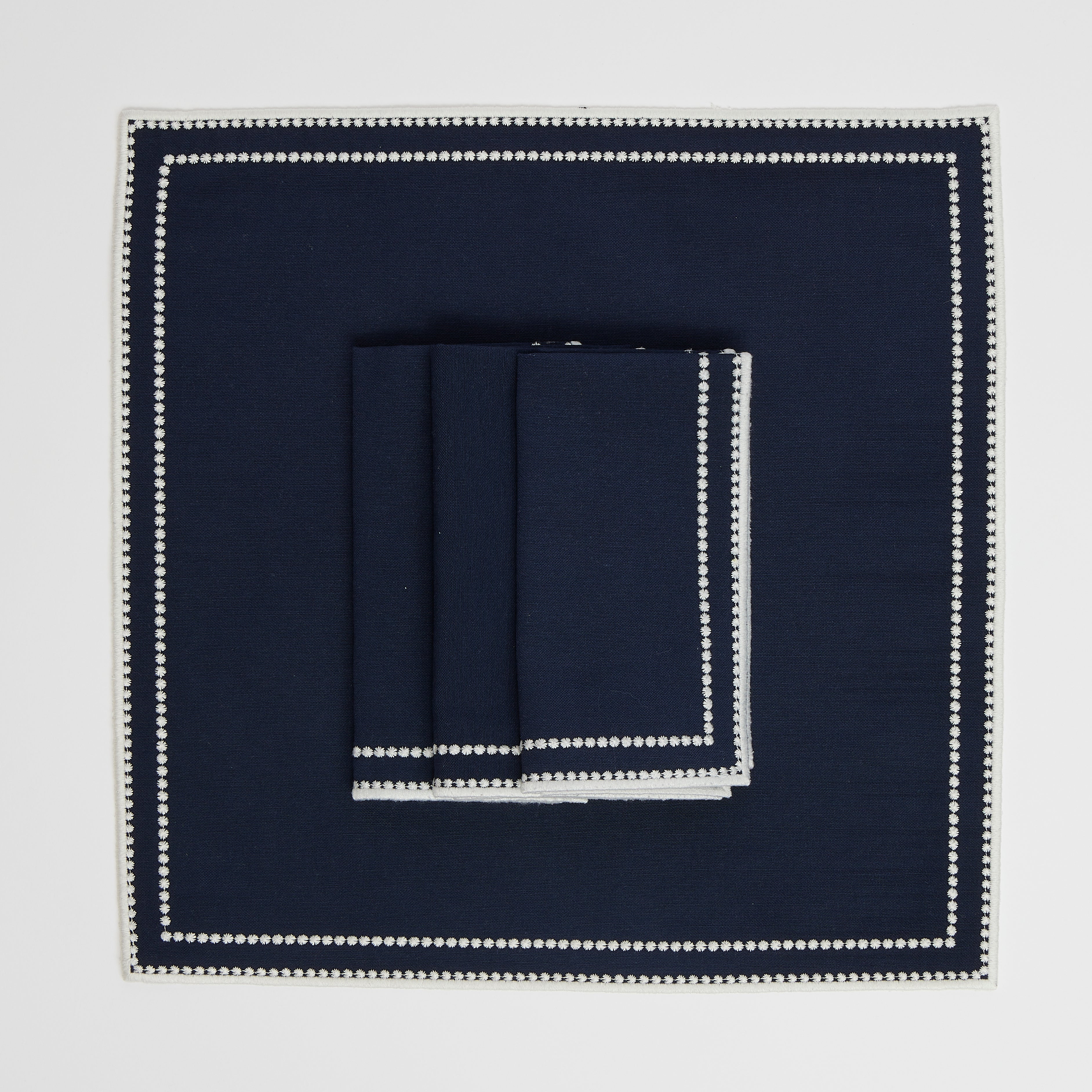 Rent: Abigail Midnight Blue Napkin