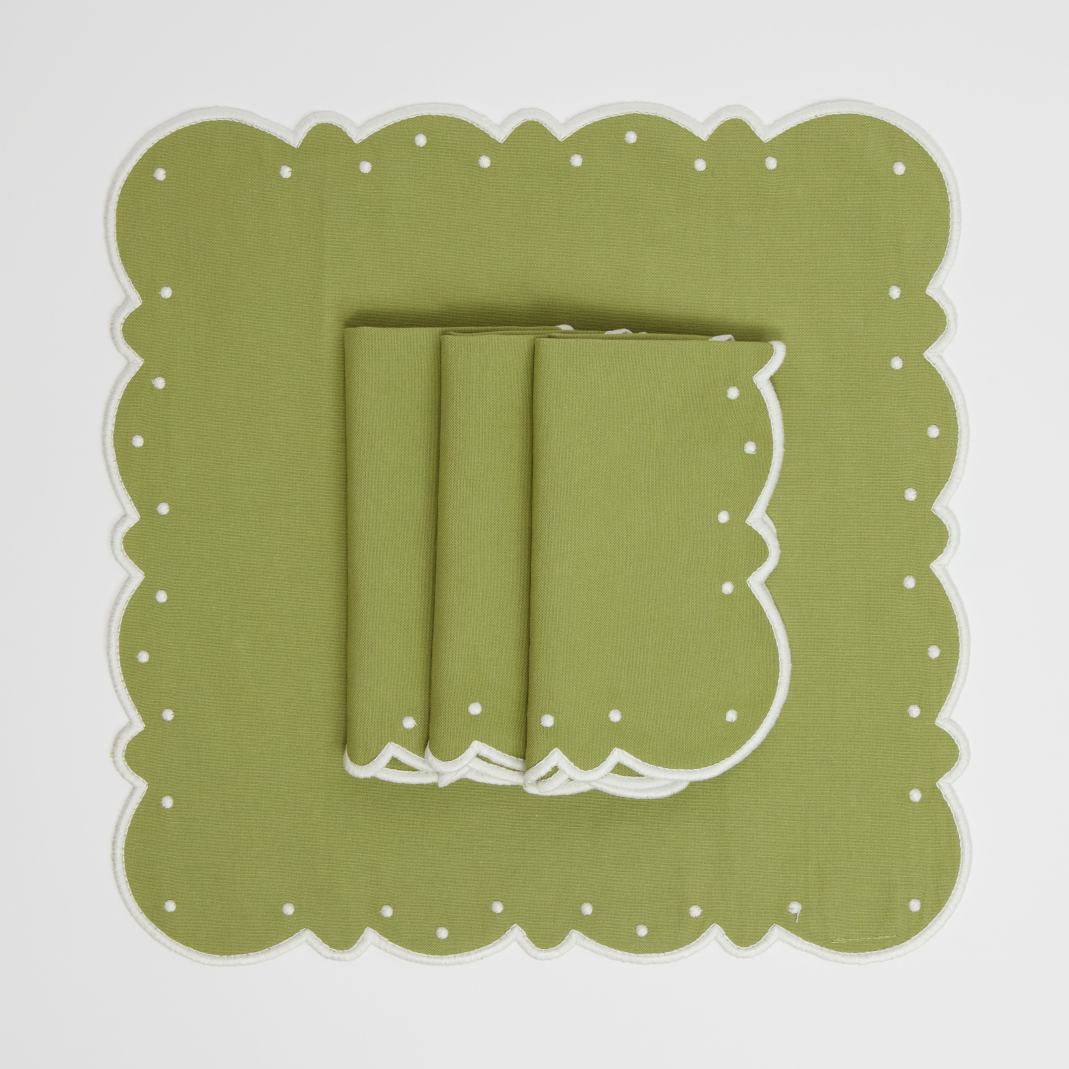 Margaux Sage Napkin (set of 4) - Preloved