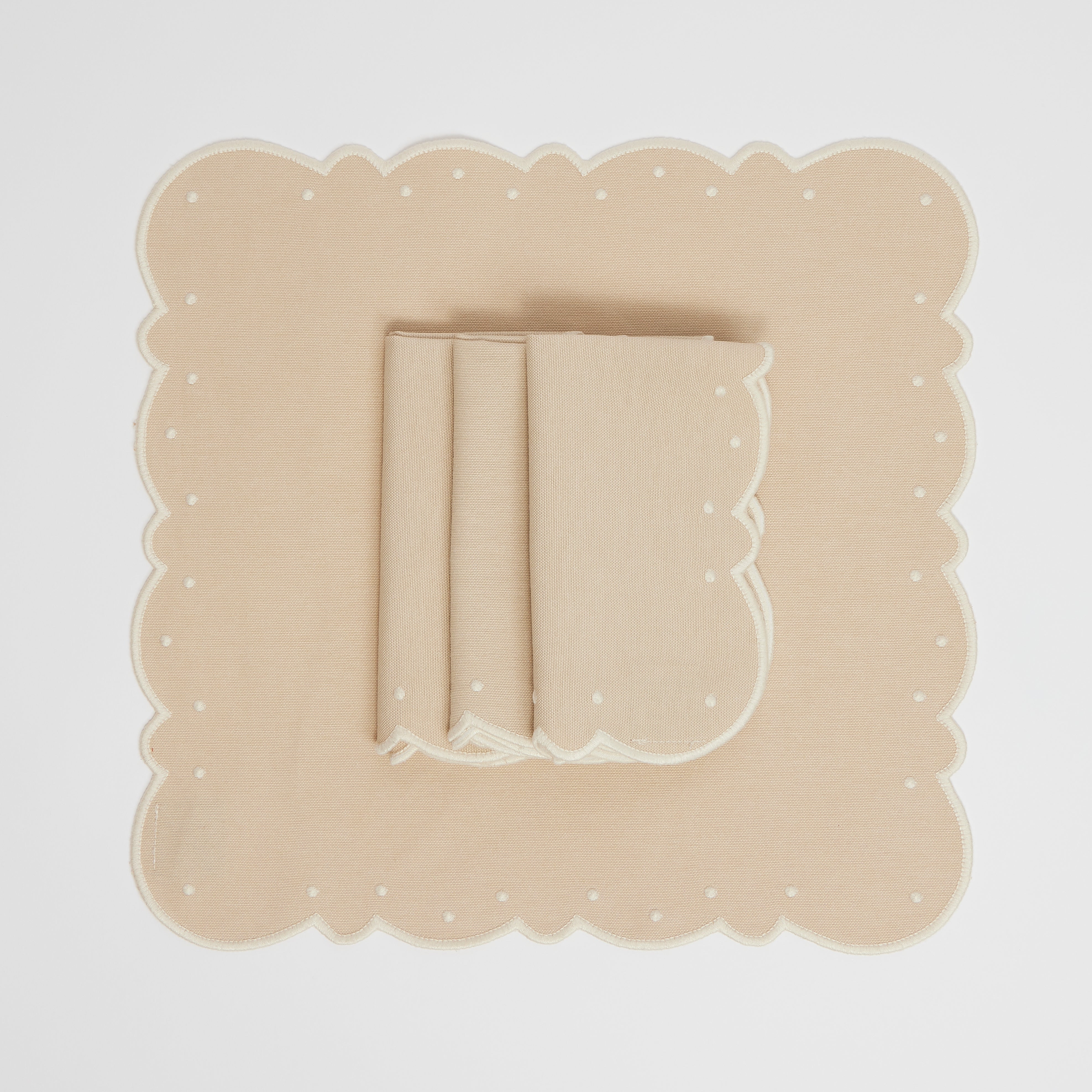 Margaux Oat Napkin (set of 5) - Preloved