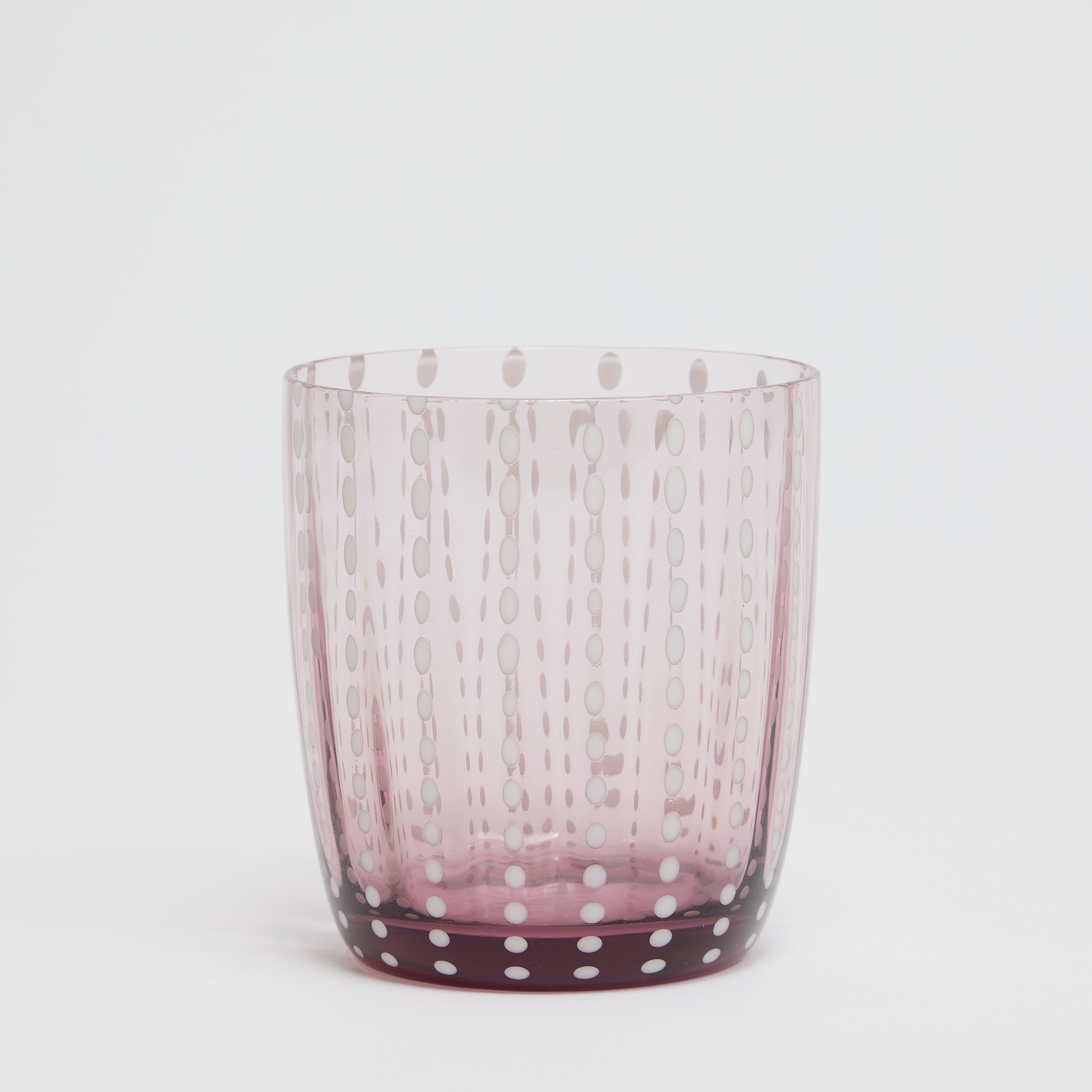 Rent: Burgundy Speckled Water Glass