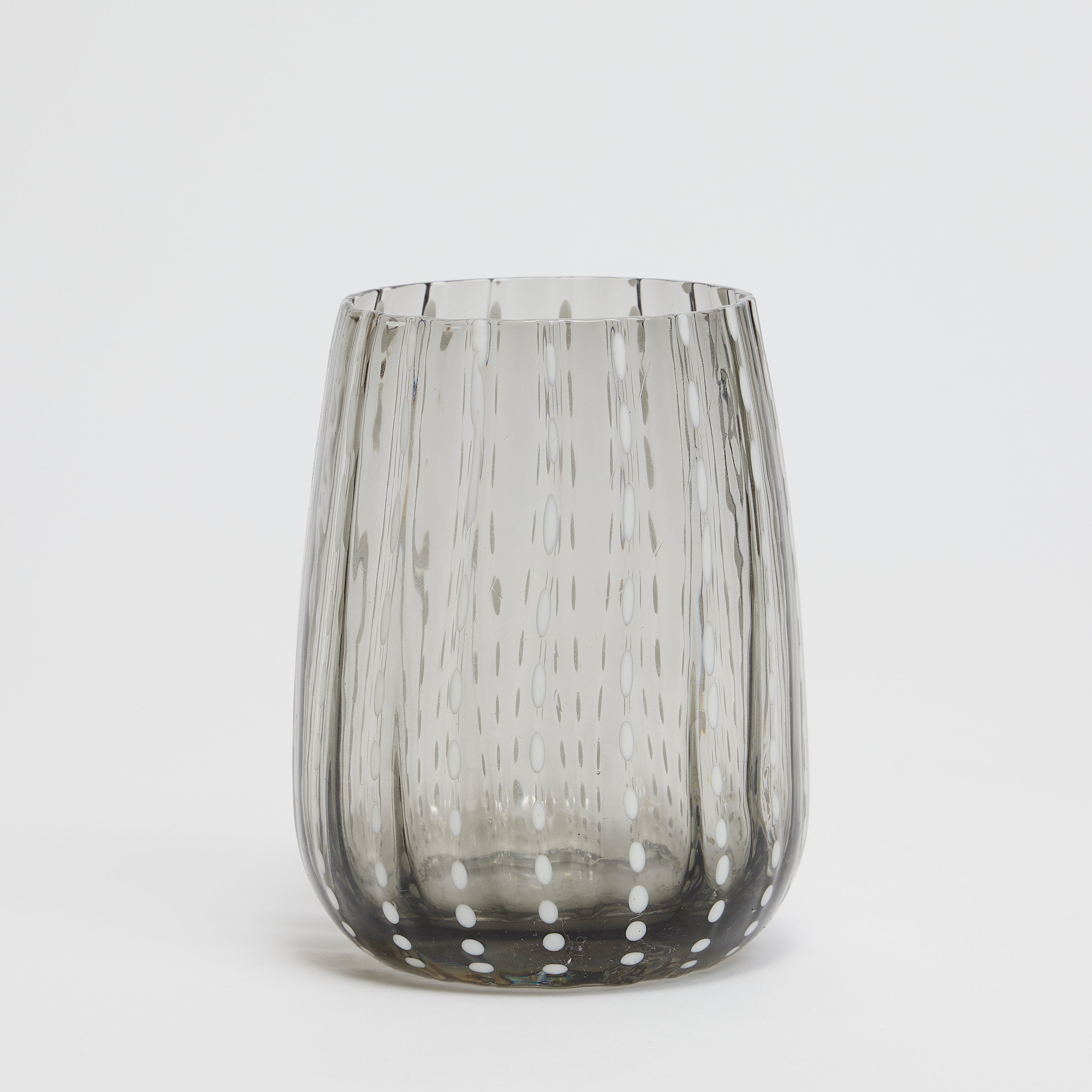 Rent: Grey Speckled Water Glass