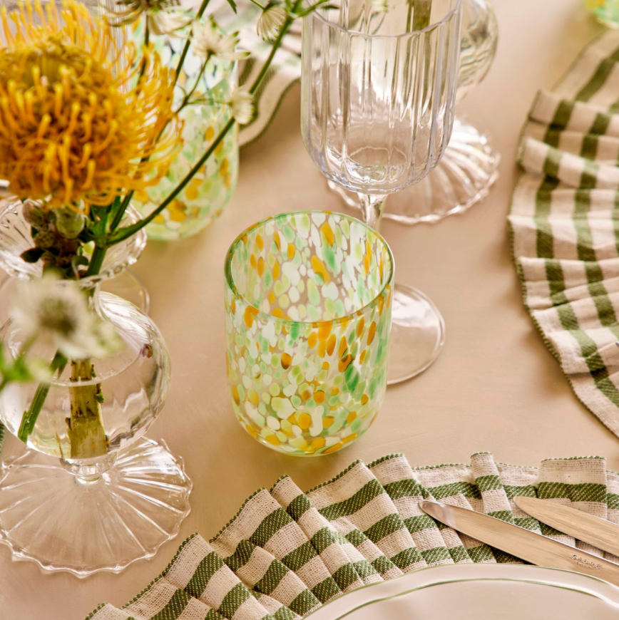 Rent: Provence Green Stripe Placemat (41cm)