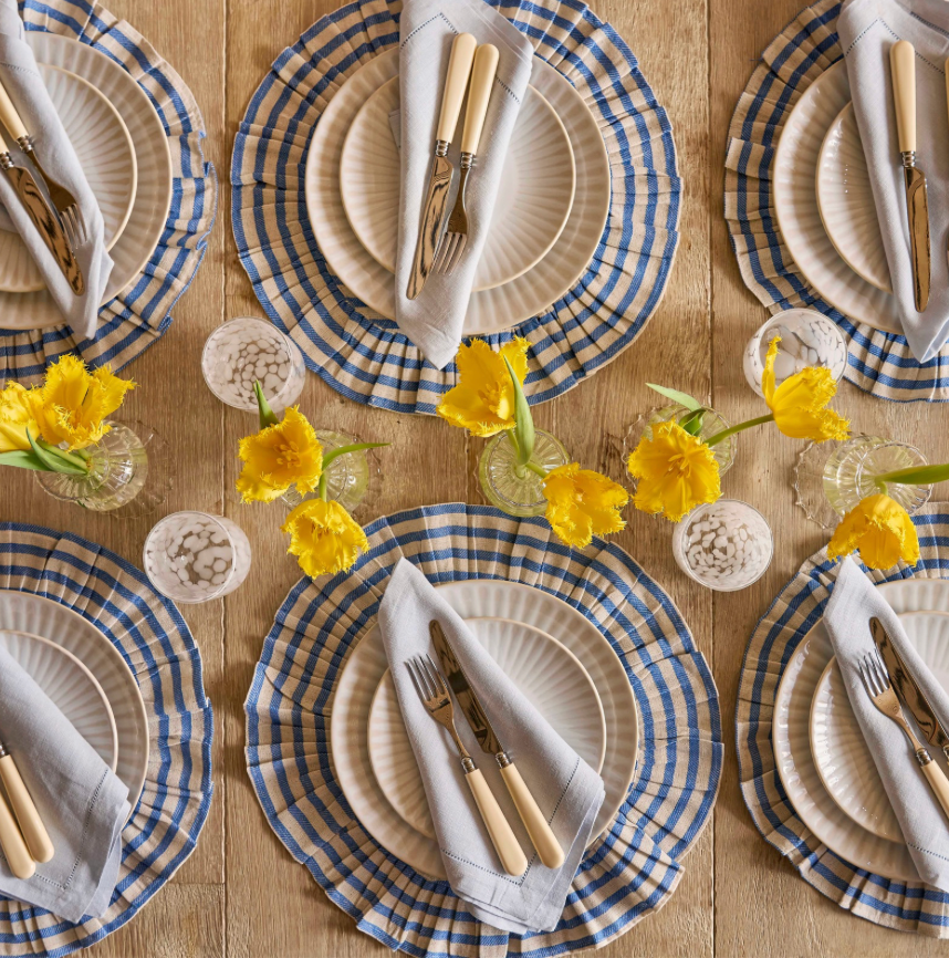 Rent: Provence Blue Stripe Placemat (41cm)