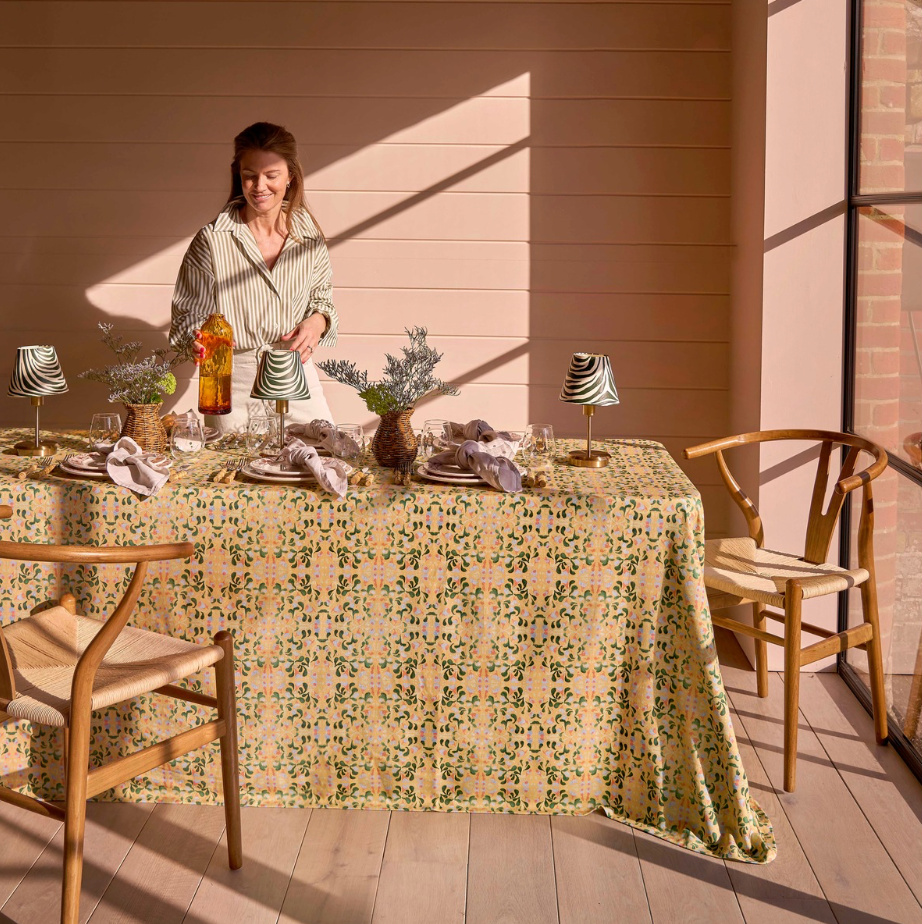 Aurelia Marble Tablecloth - 235x335cm