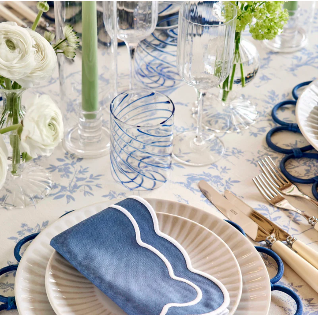 Rent: Blue Swirl Tumbler (10cm)