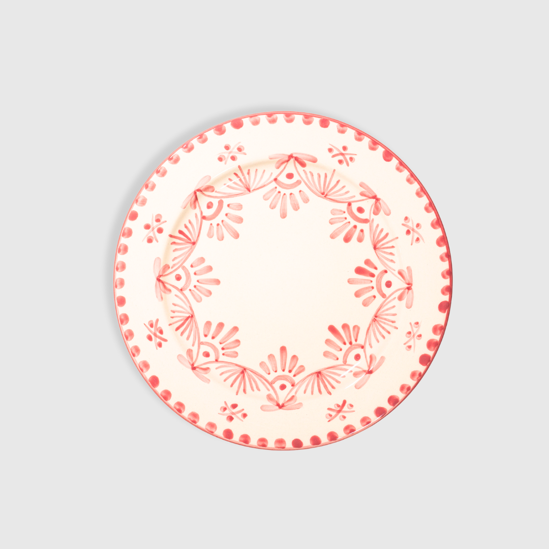 Pink Gisele Starter Plate (set of 9) - Preloved