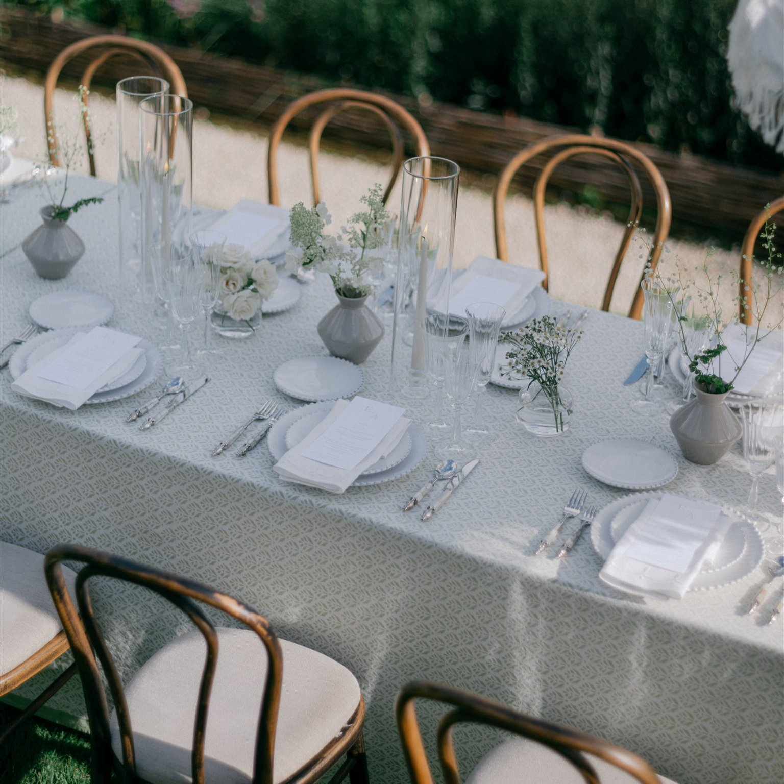 Rent: Esme Green Tablecloth