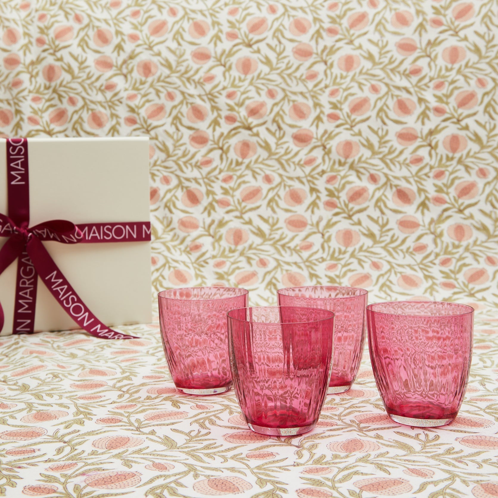 Rent: Jewel Pink Water Glass