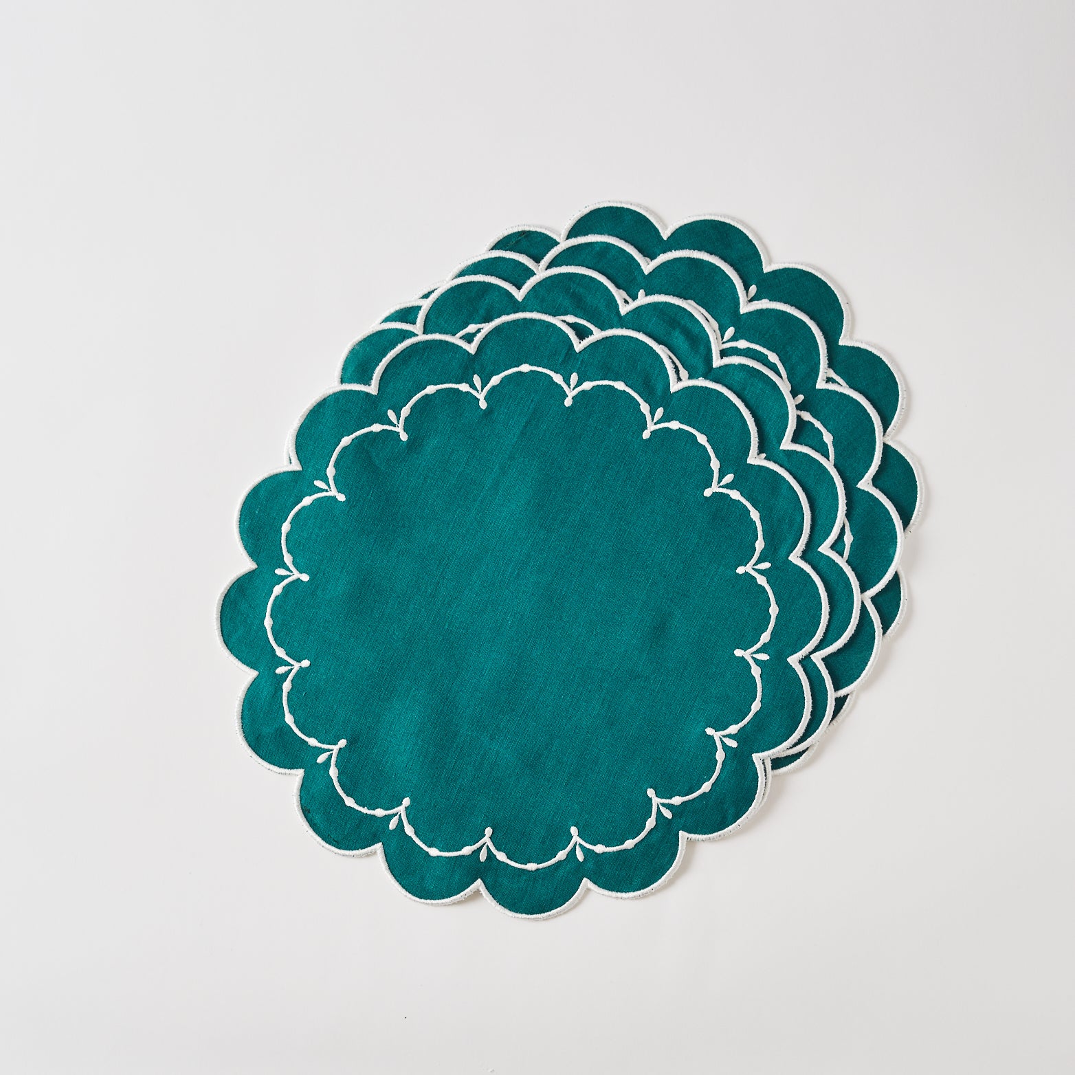 Rent: Poppy Forest Green Placemats