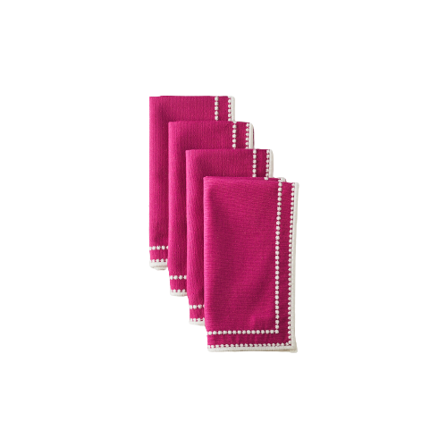 Rent: Abigail Fuchsia Napkin (40x40cm)