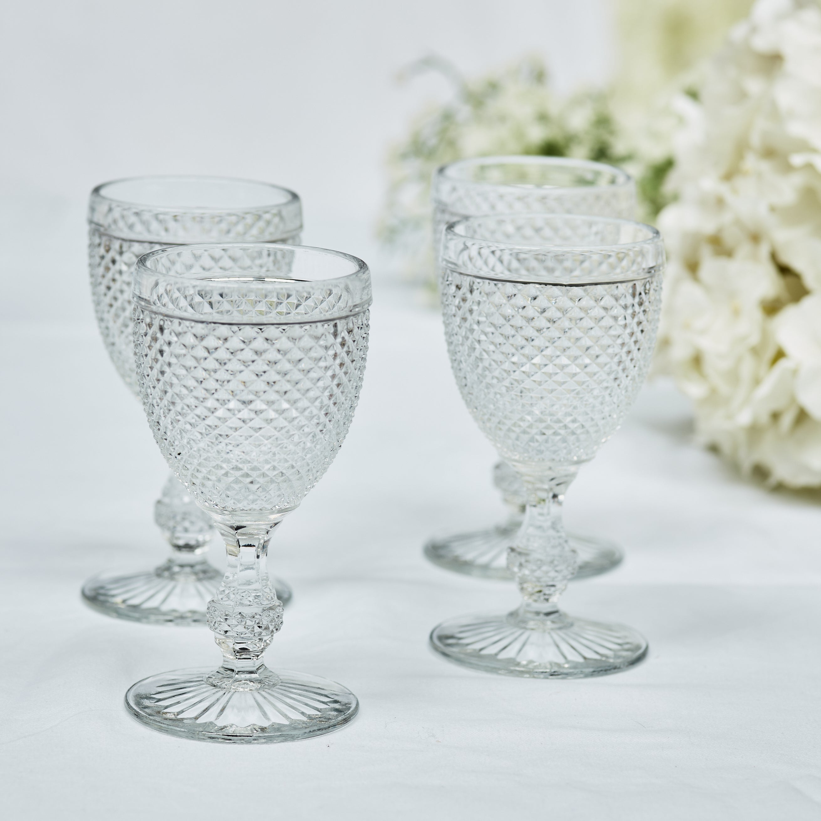 Small Vintage Wine Glass - Set of 4