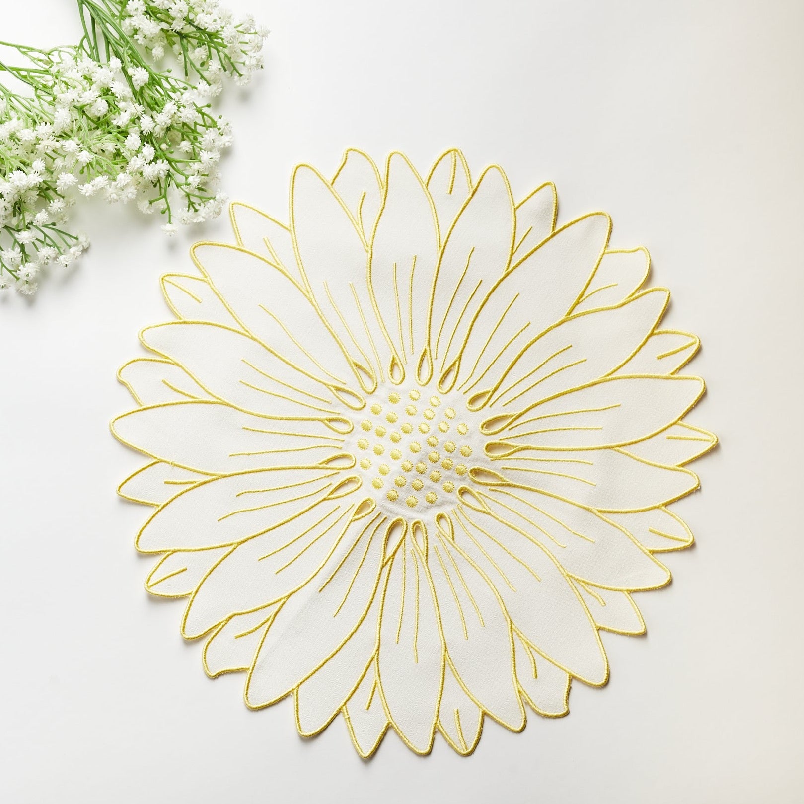 Rent: Margherita Yellow Placemat (40cm)