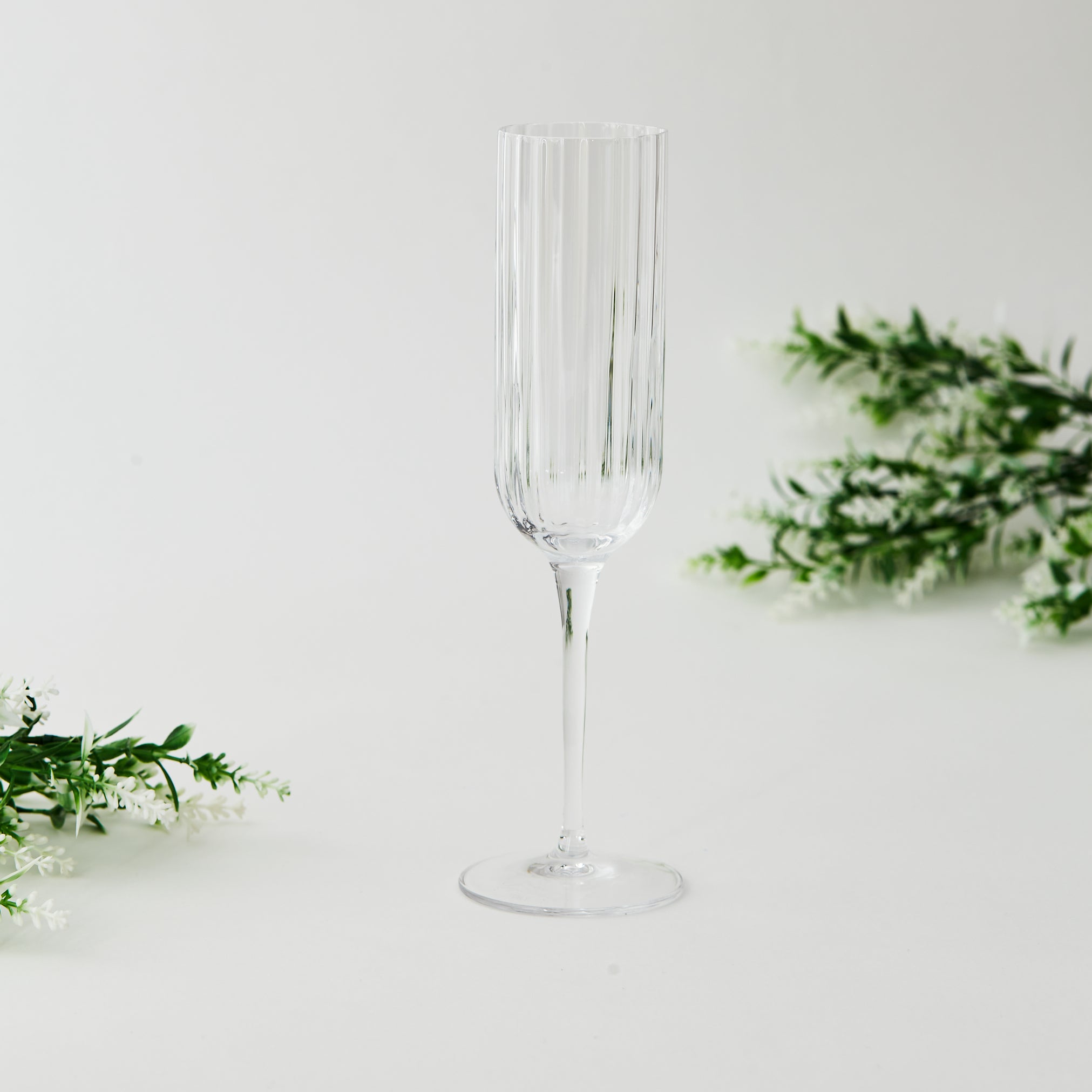 Rent: Ripple Champagne Flute Glass