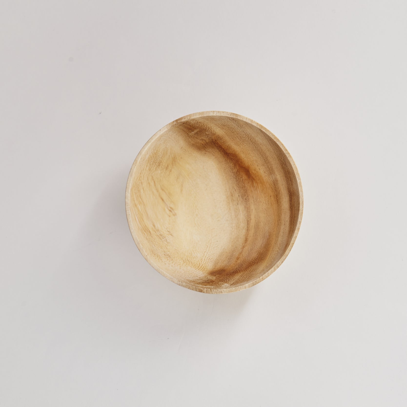 White Acacia Wood Bowl (set of 8) - Discontinued