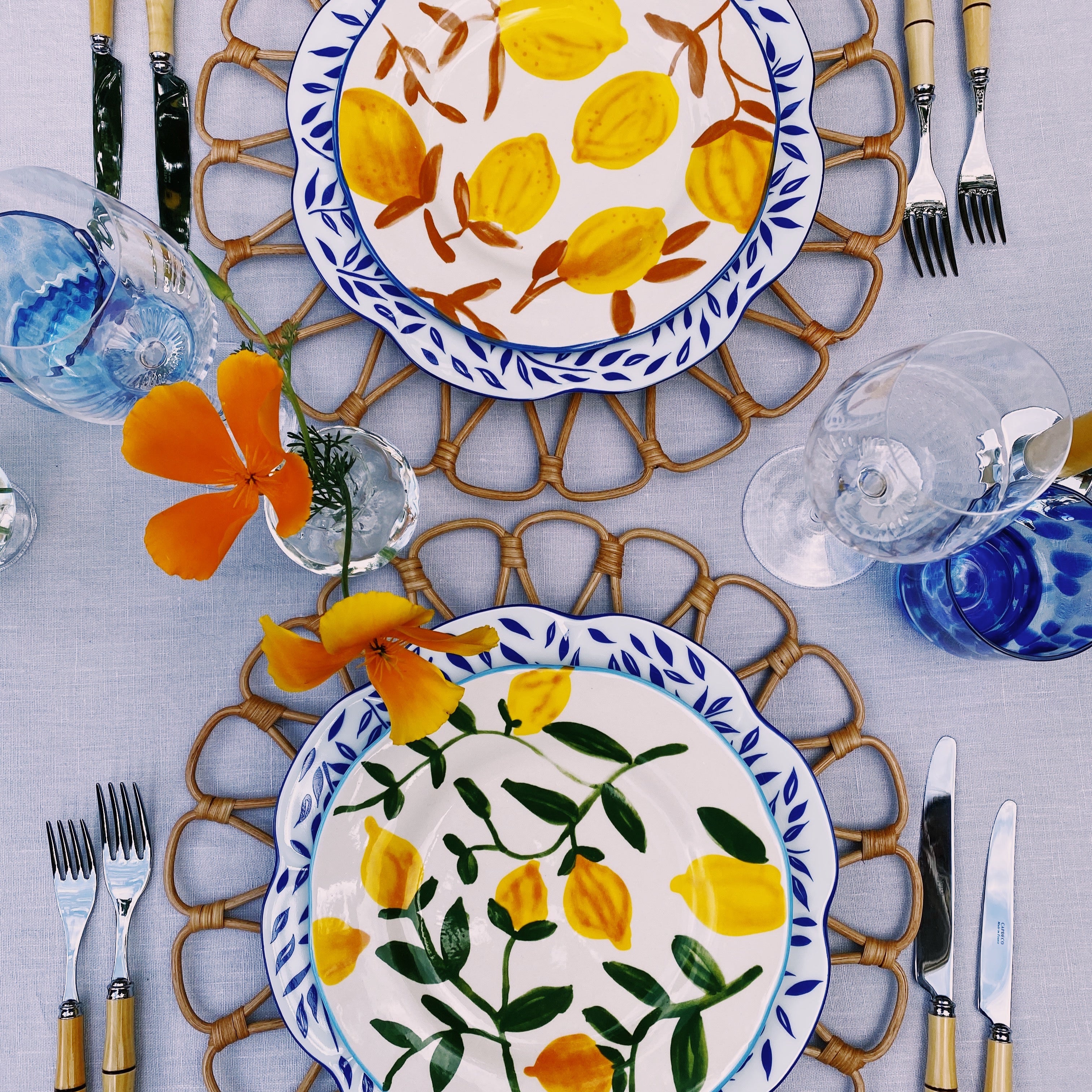 Rent: Blue Leaves Dinner (28cm)