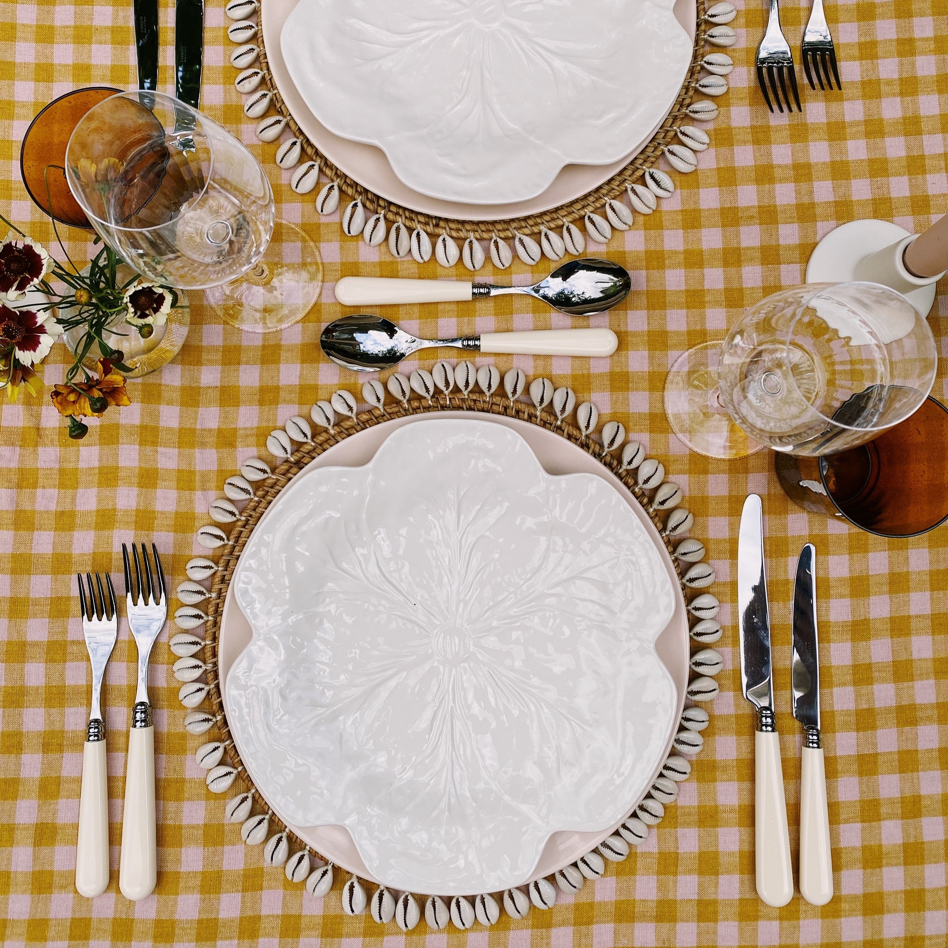 Rent: White Cabbage Leaf Dinner (26.5cm)