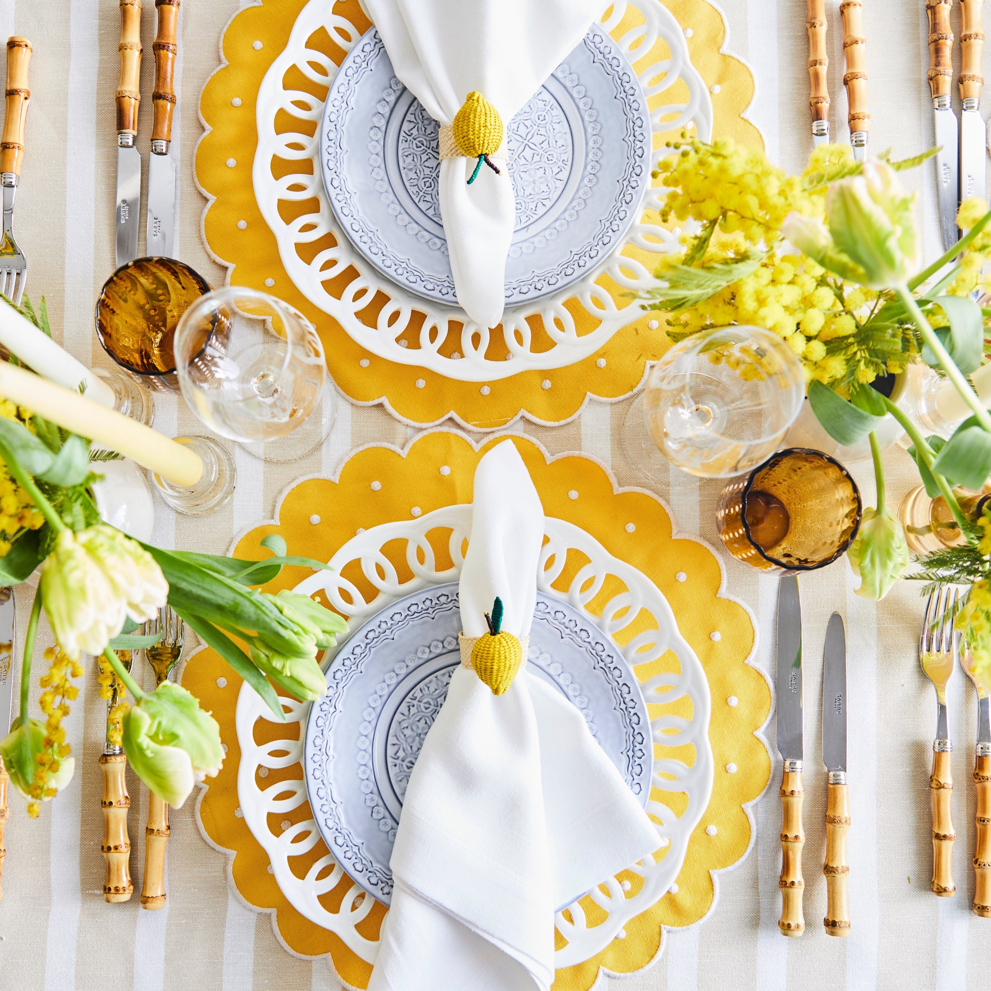 Rent: Daisy Yellow Placemat (40cm)
