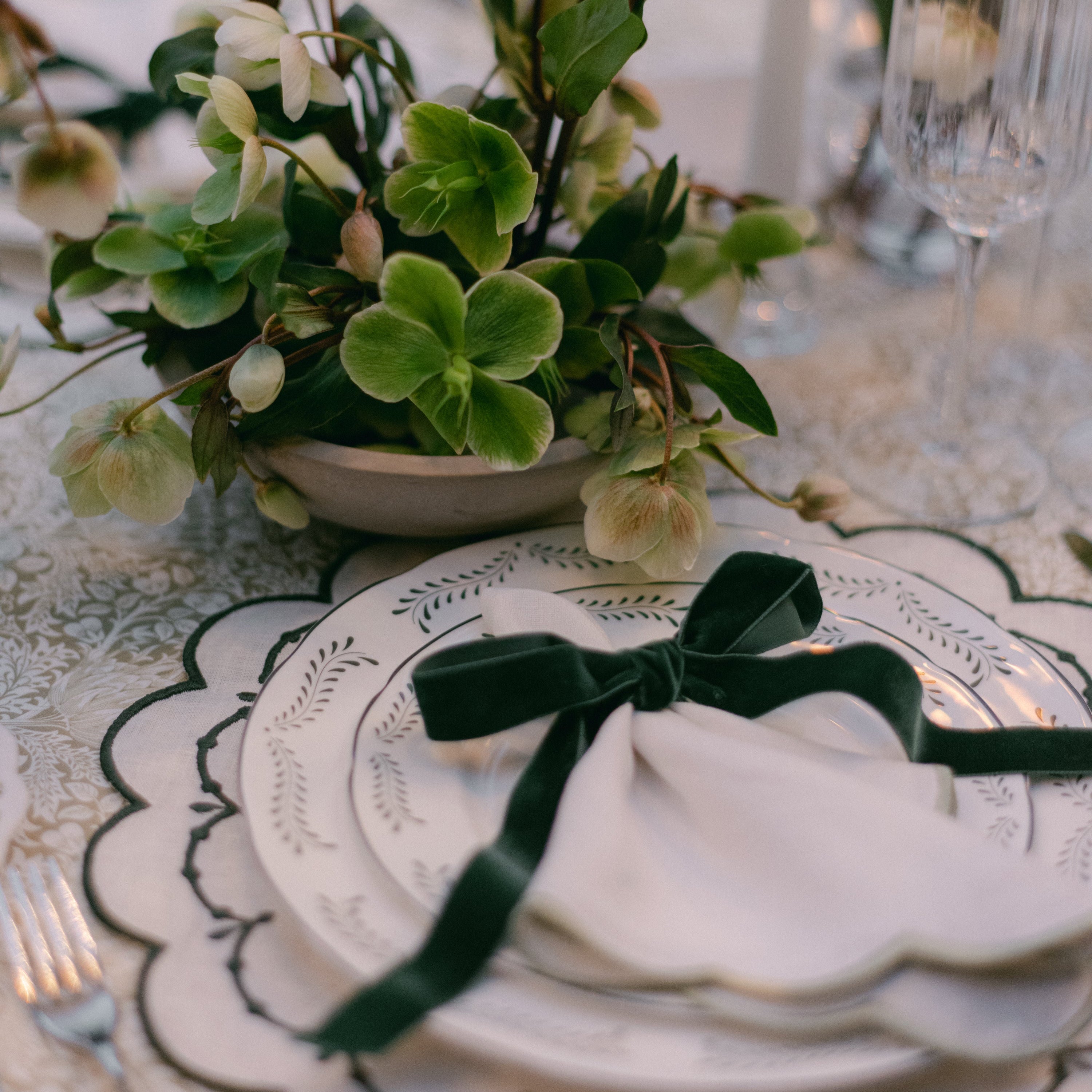 Rent: The Margaux Olive Dinner Plate (26cm)