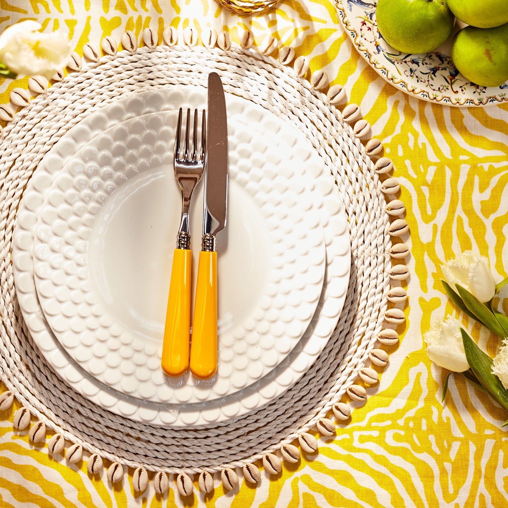 Yellow Zebra Tablecloth - 150x300cm