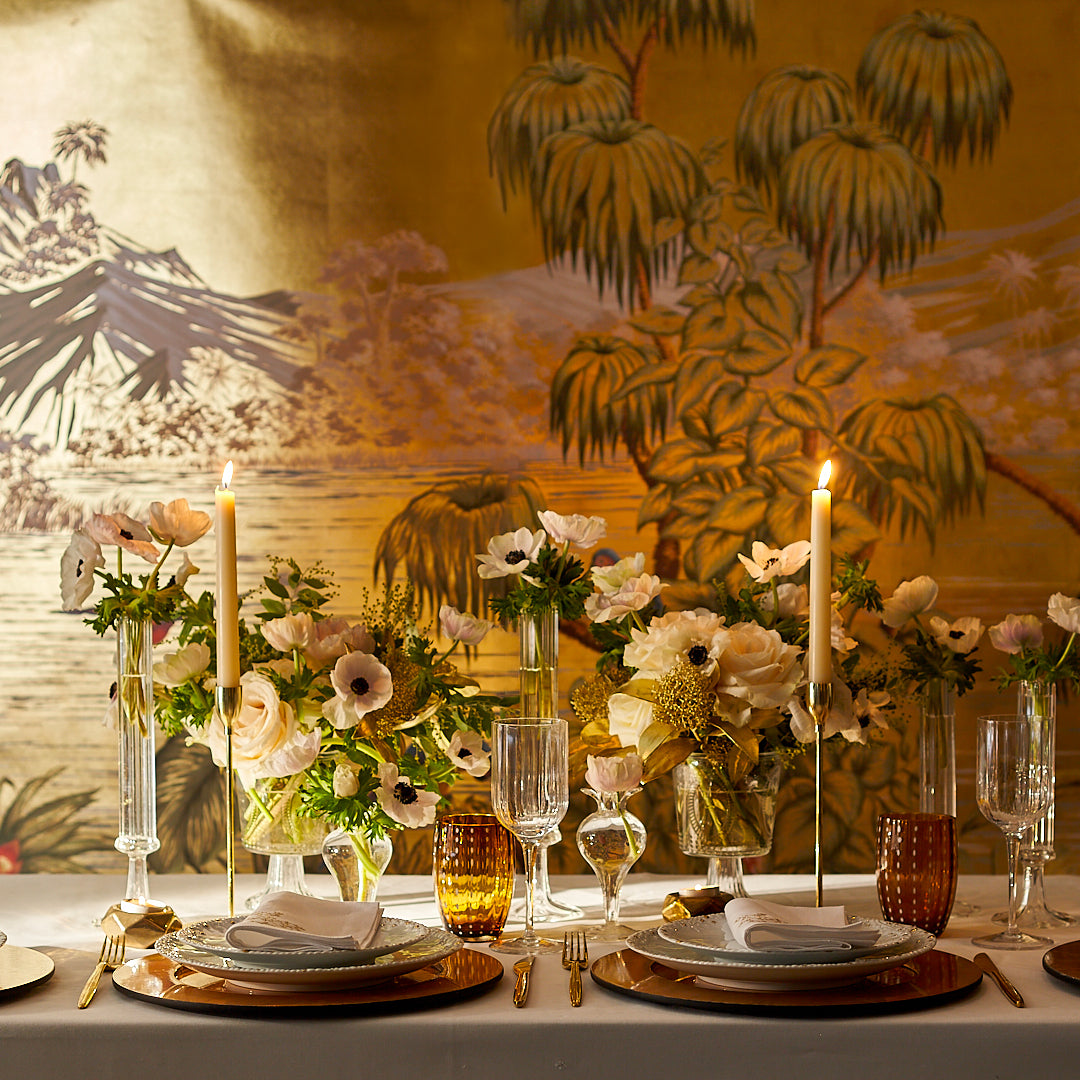 Rent: Wooden Gold Charger