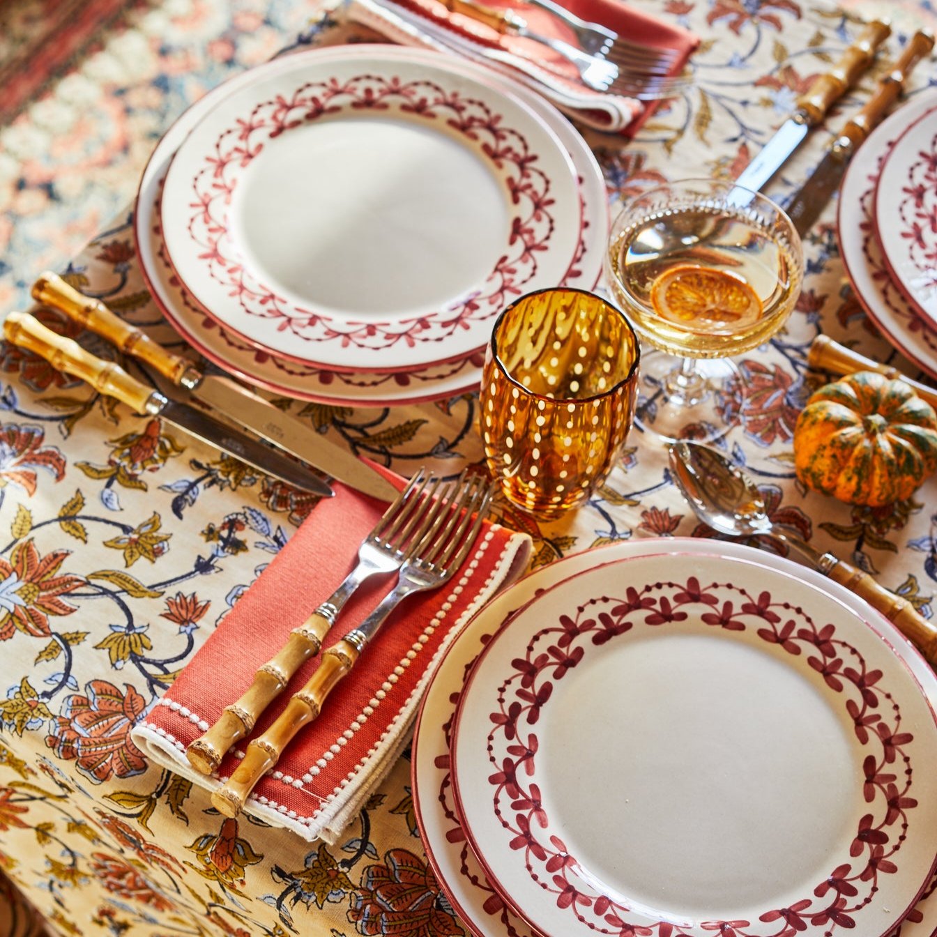 Rent: Ivy Burgundy Dinner Plate