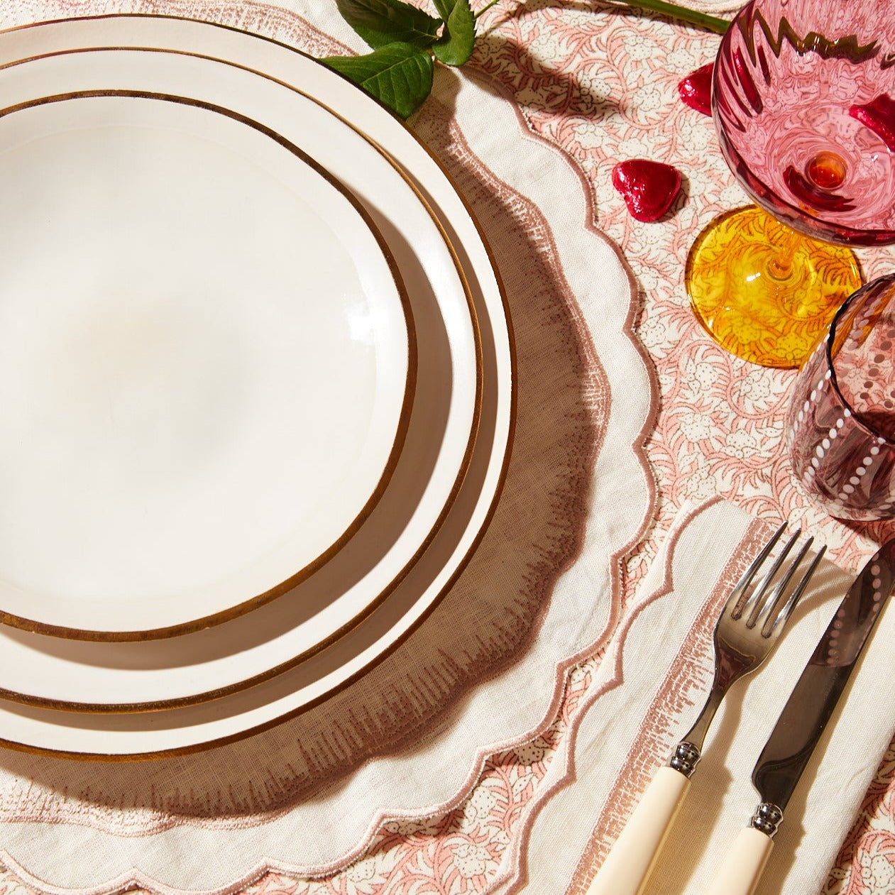 Anna Mason x Maison Margaux 'Florence' - Placemat & Napkin (set of 2)