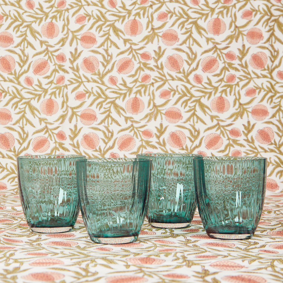 Rent: Jewel Green Water Glass