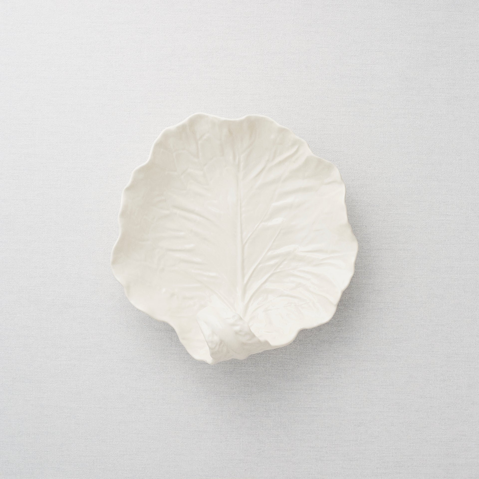 Rent: Medium White Cabbage Leaf Bowl