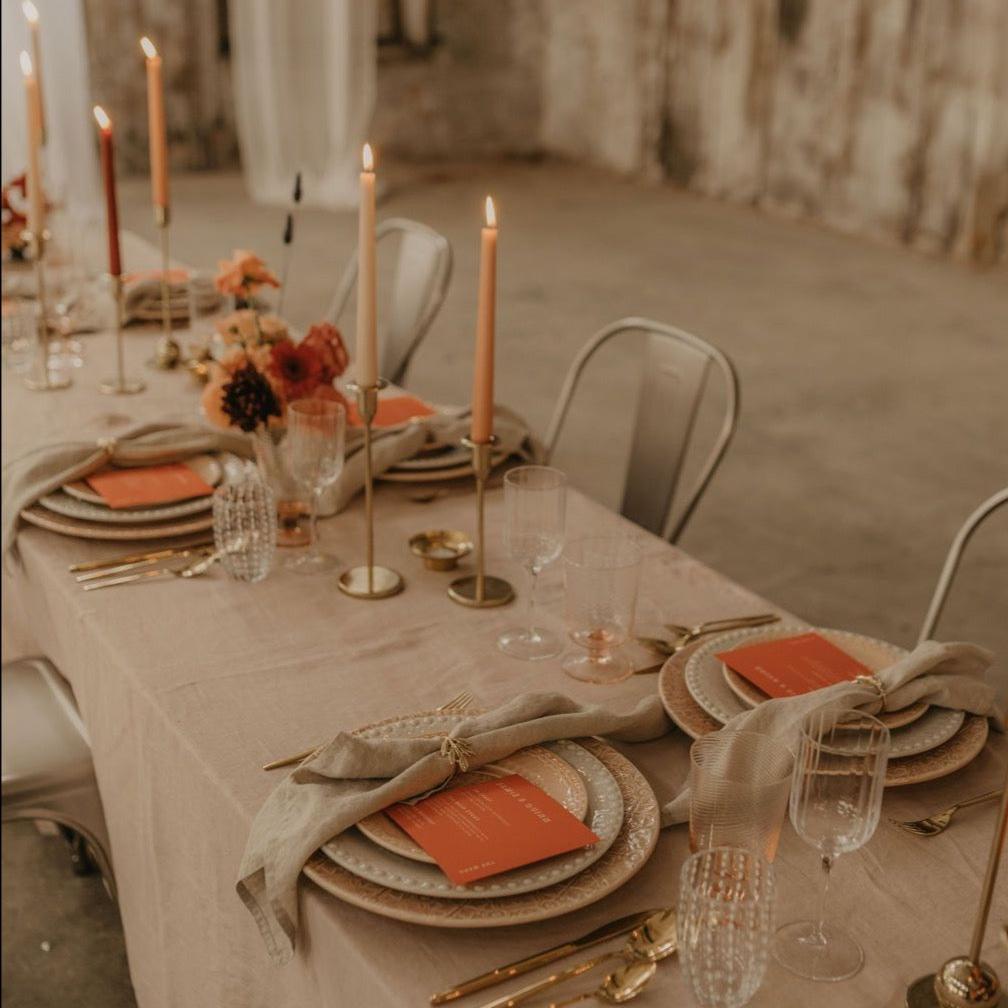 Rent: White Speckled Water Glass