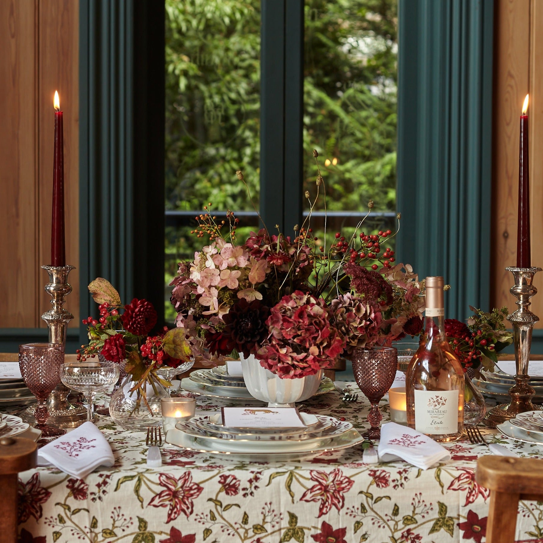 Blush Vintage Wine Glasses (set of 4)