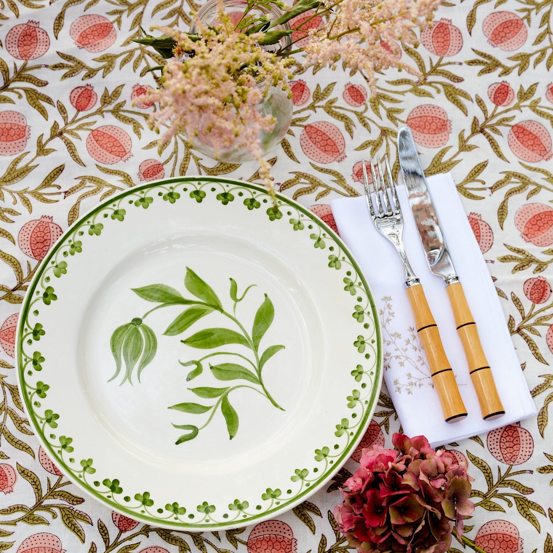 Pink Alana Pomegranate - Tablecloth