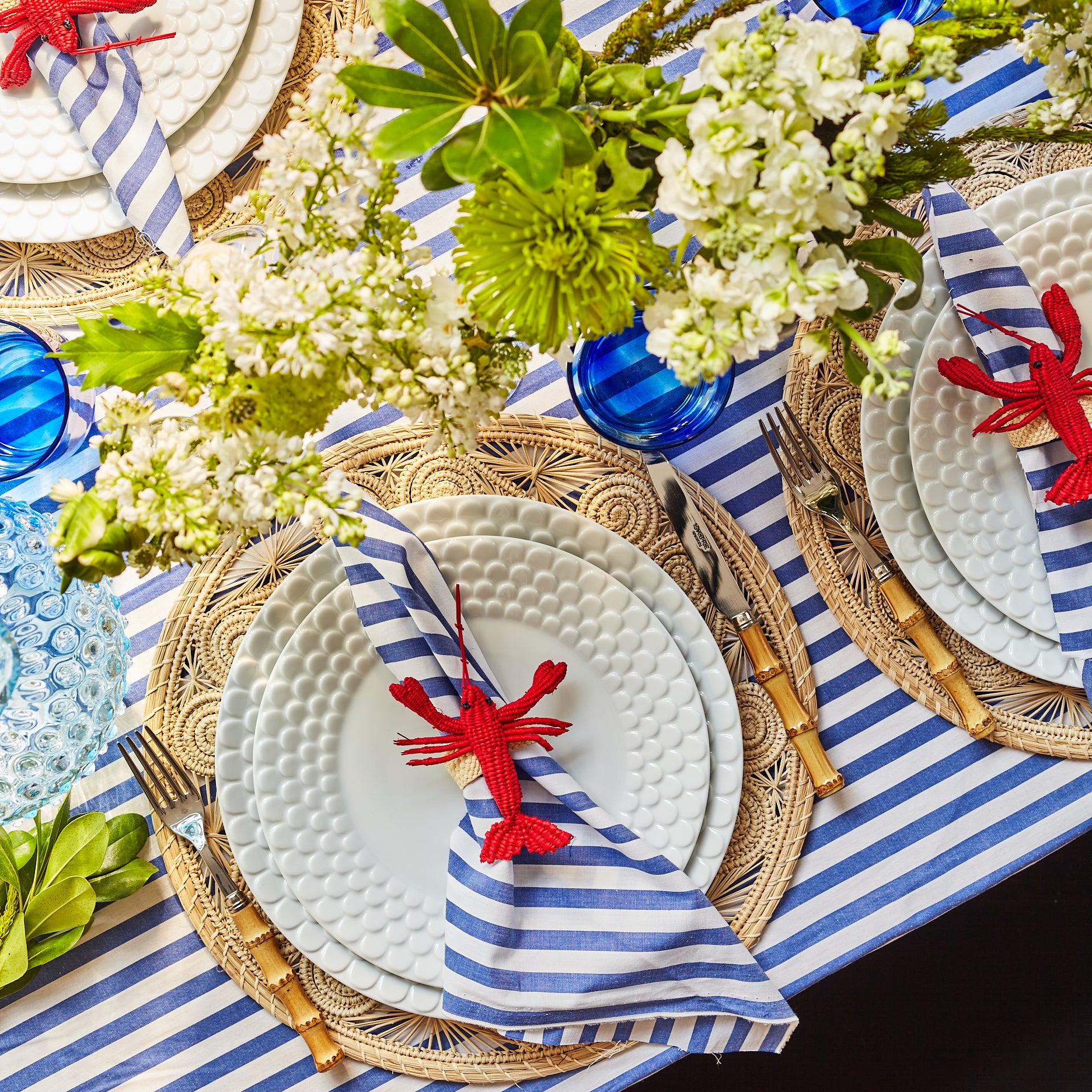 Lobster napkin store rings