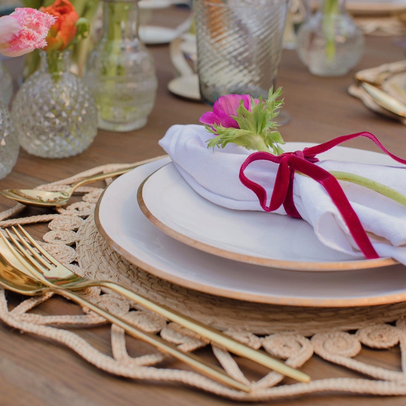 Rent: Woven Hearts Placemat