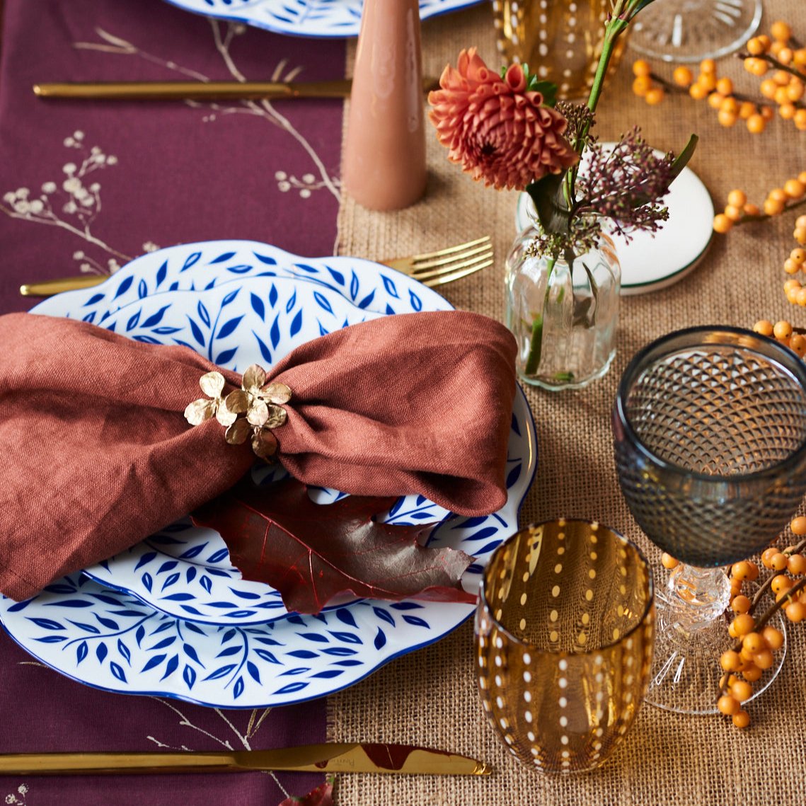 Rent: Light Amber Speckled Water Glass