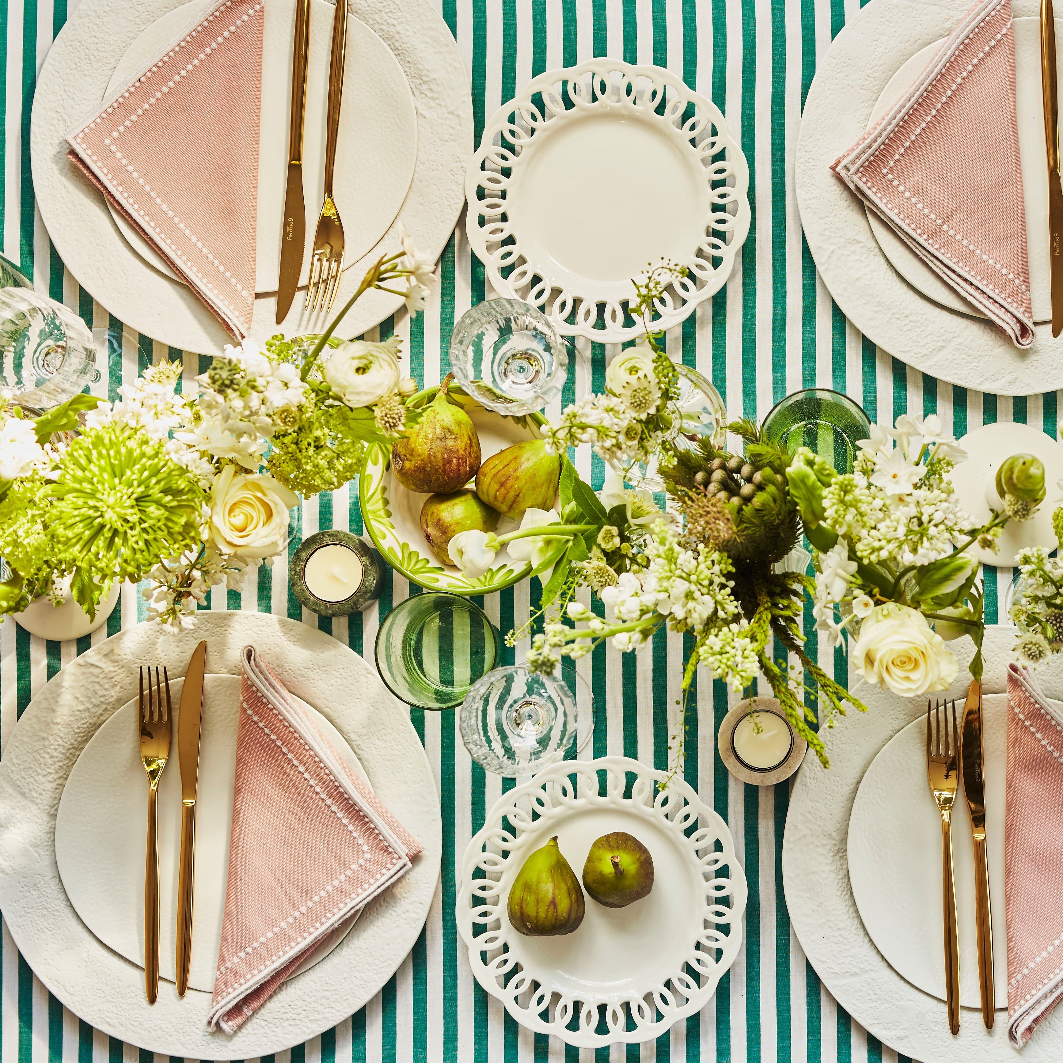 Abigail Pink napkin (set of 10) - Preloved