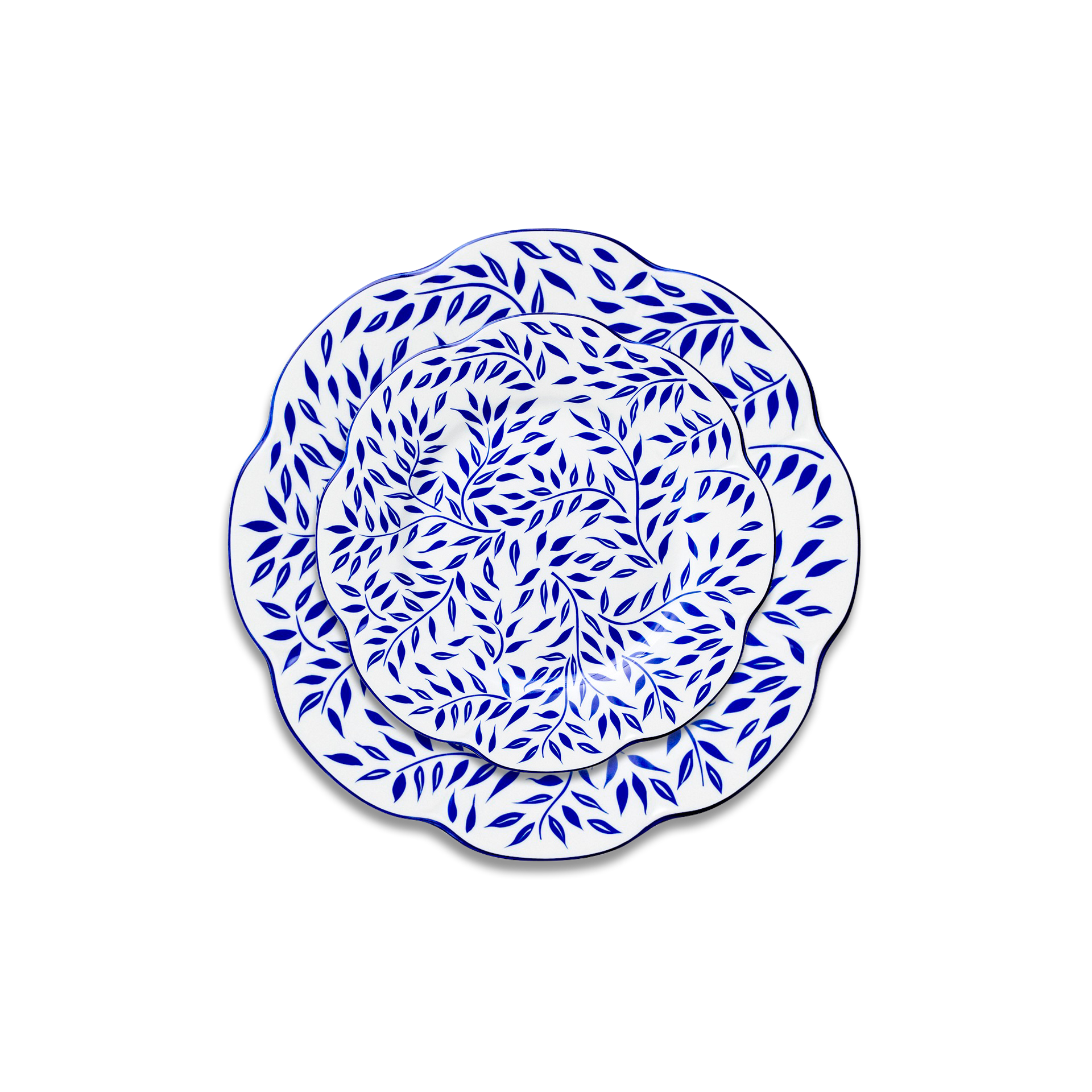 Rent: Blue Leaves Set From