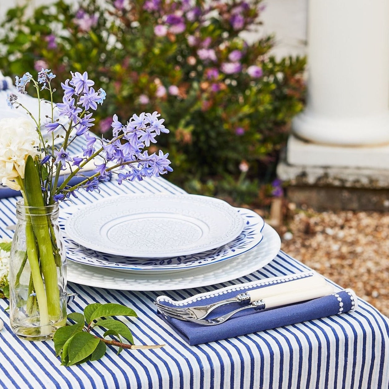 Margaux Blue Napkin (set of 4)