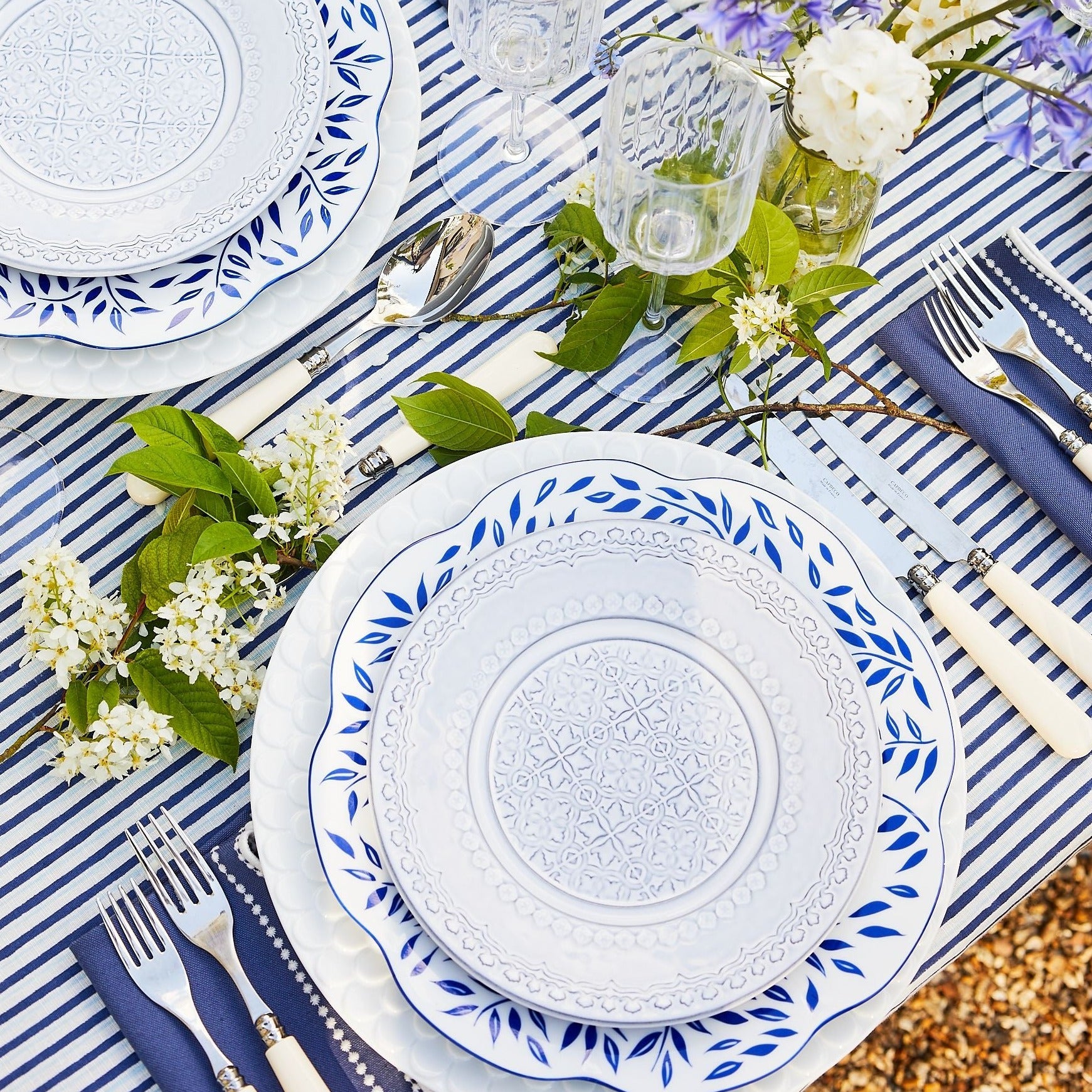 Margaux Blue Napkin (set of 4)