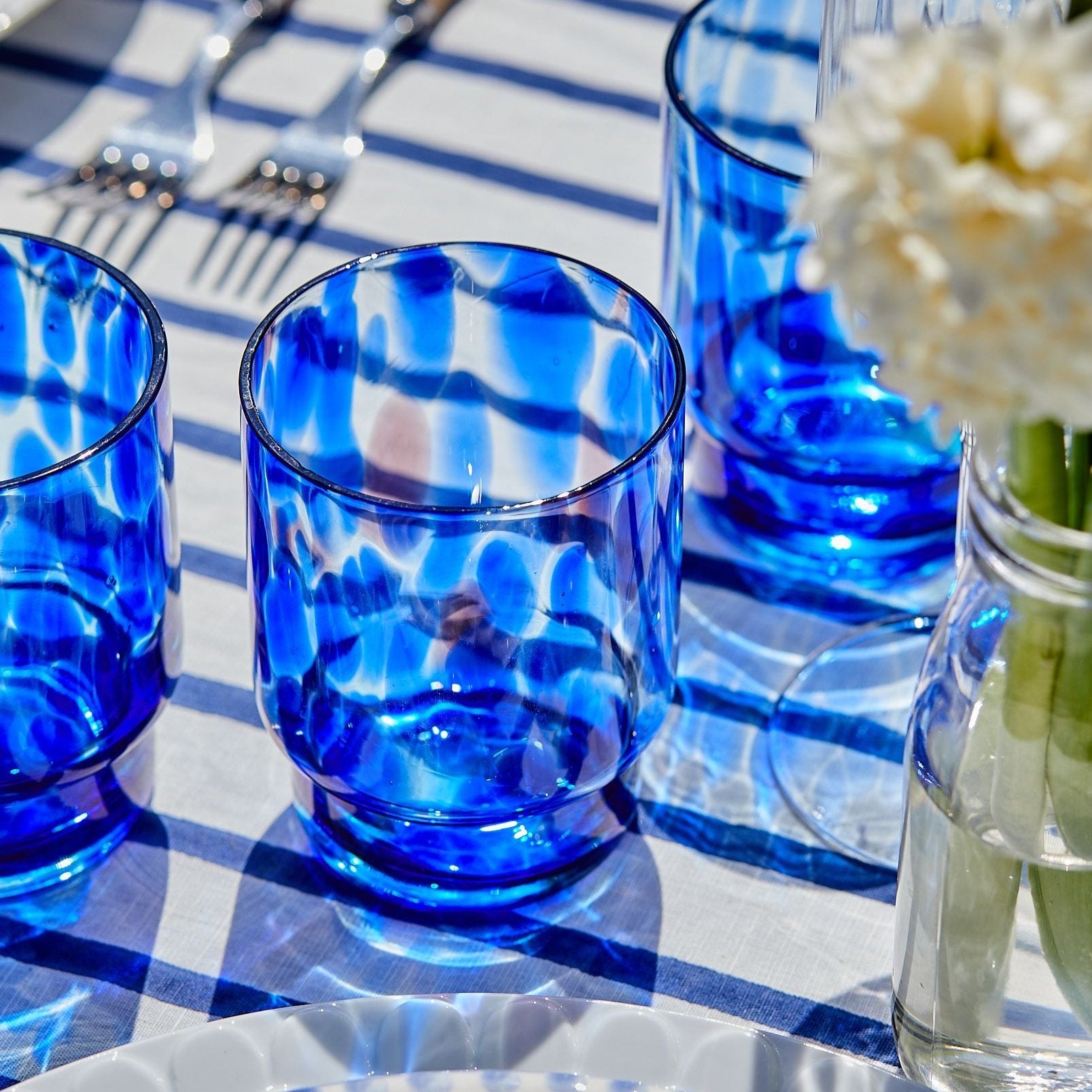 Rent: Blue Tortoiseshell Tumbler (10cm)